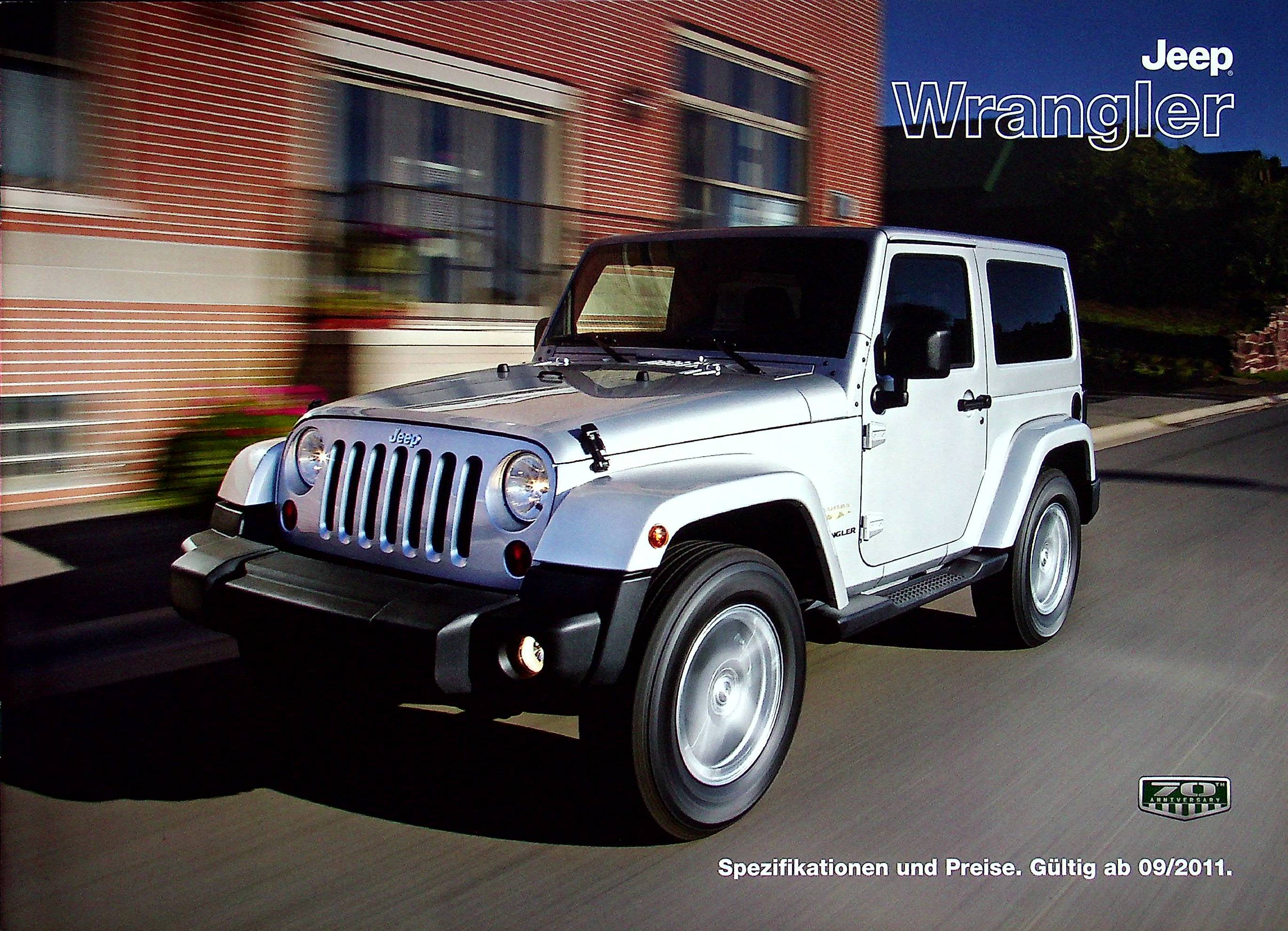 Jeep Wrangler - Preisliste & Extras - Prospekt 09/2011
