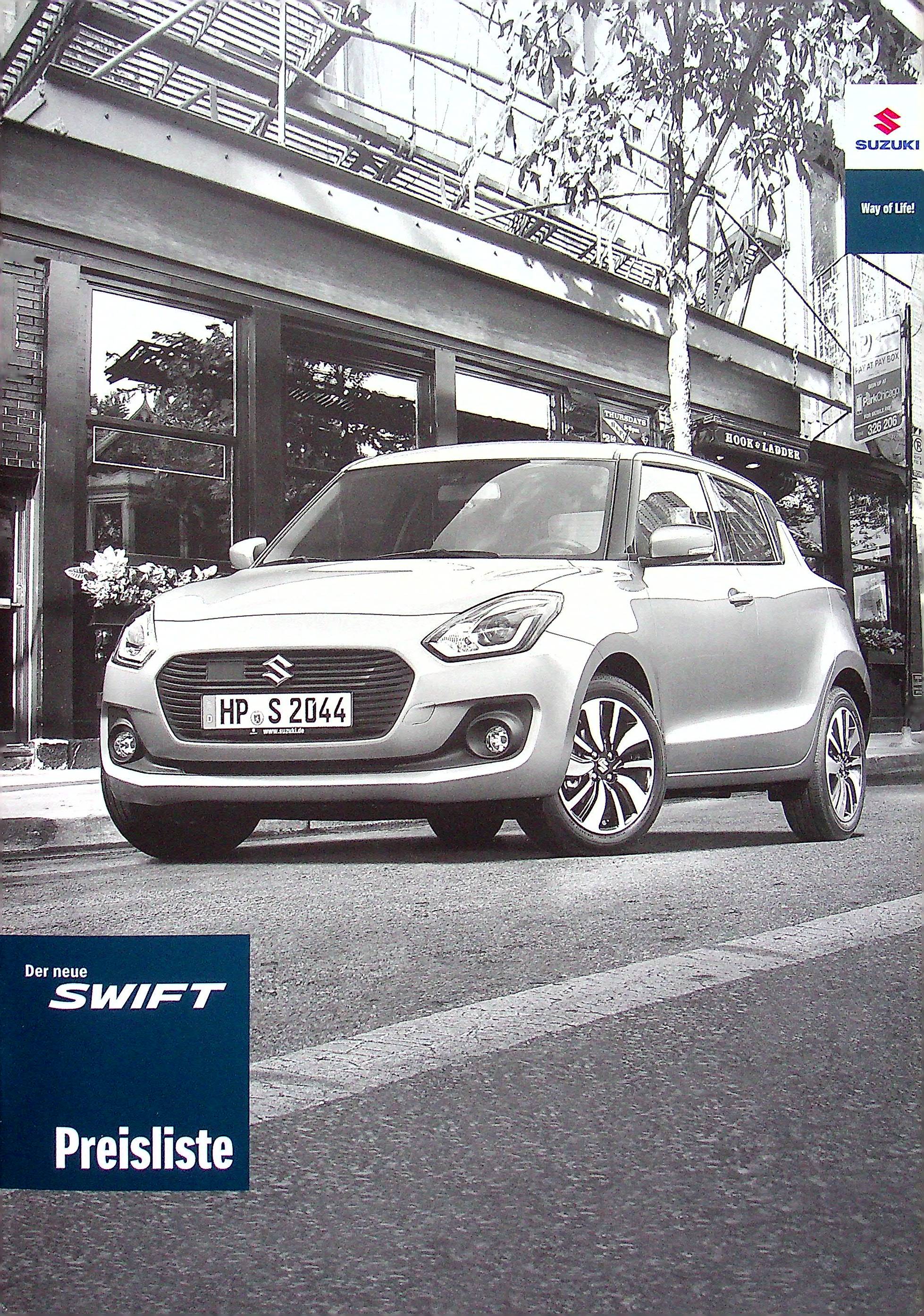 Suzuki Swift - Preisliste & Extras - Prospekt 03/2017