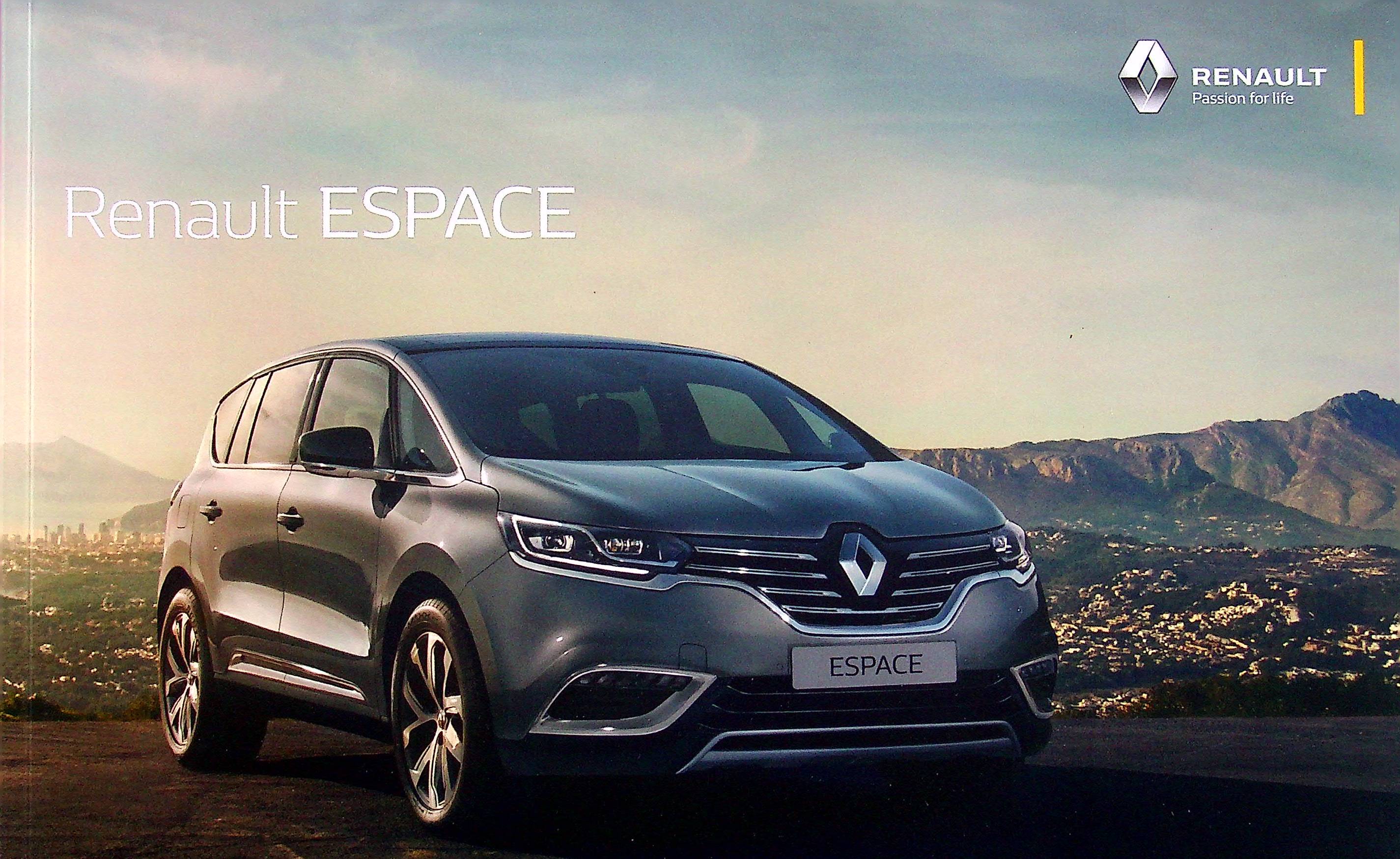 Renault Espace RFC Prospekt 09/2018