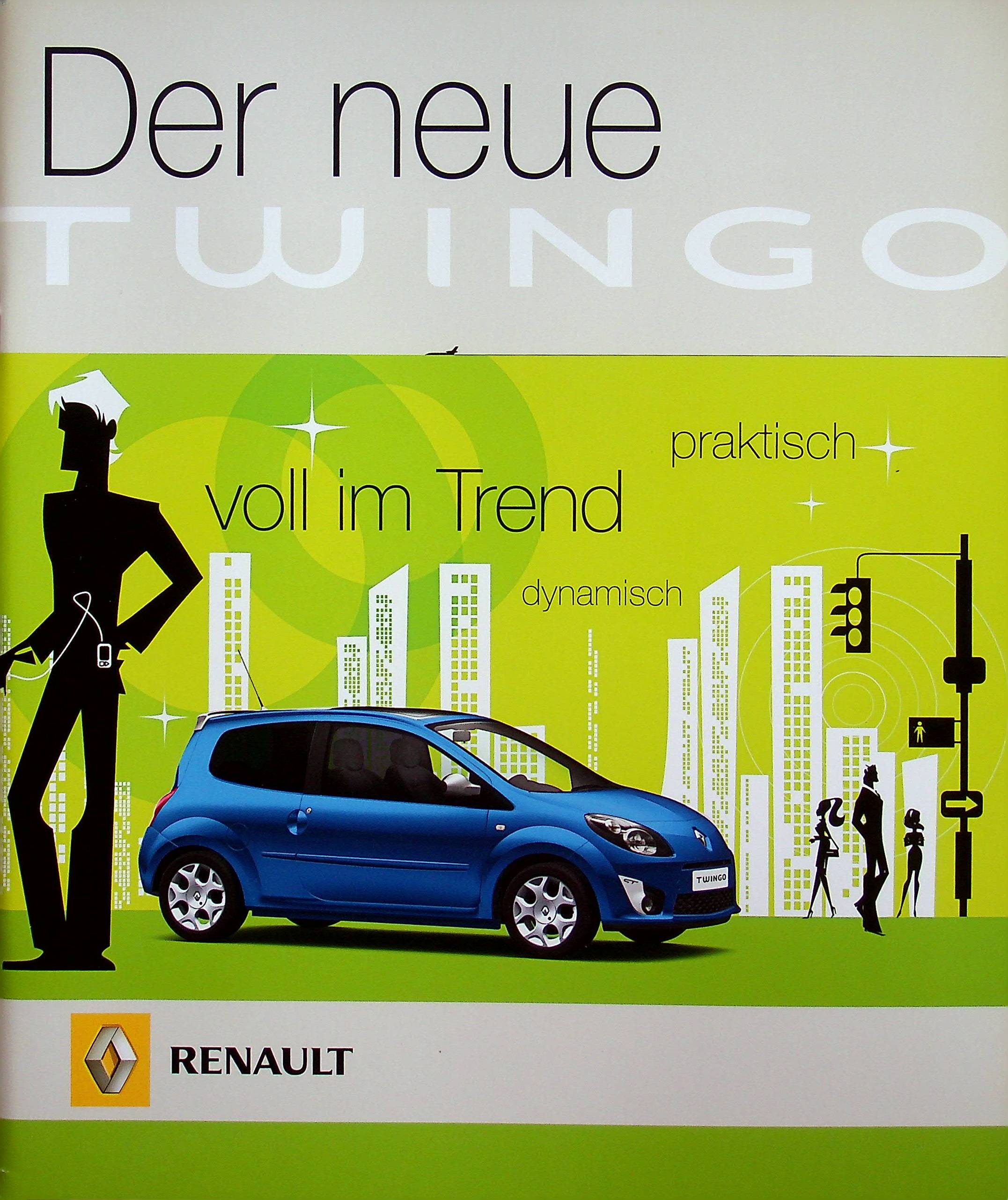 Renault Twingo Prospekt 03/2008