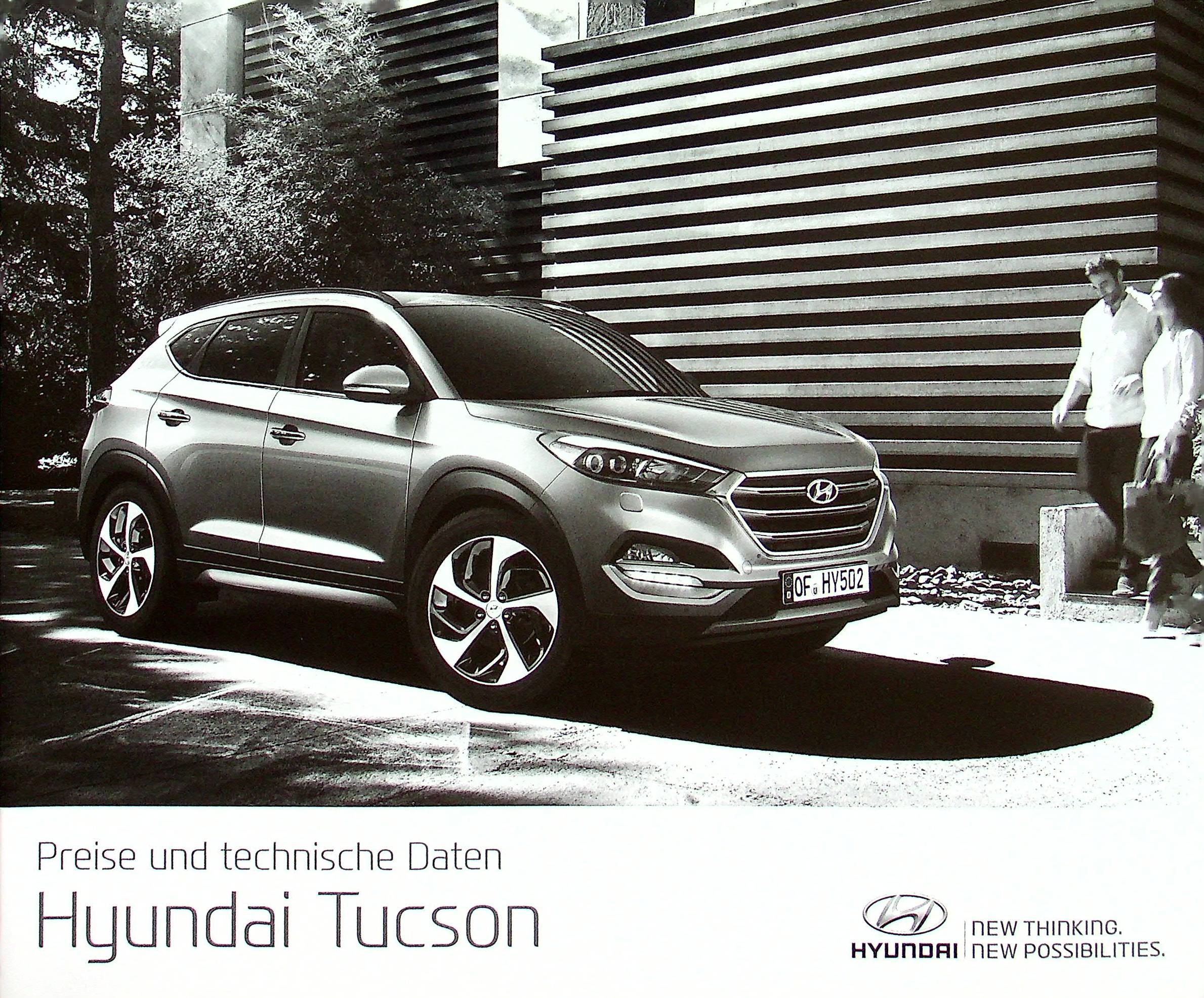Hyundai Tucson - Preisliste & Extras - Prospekt 04/2016