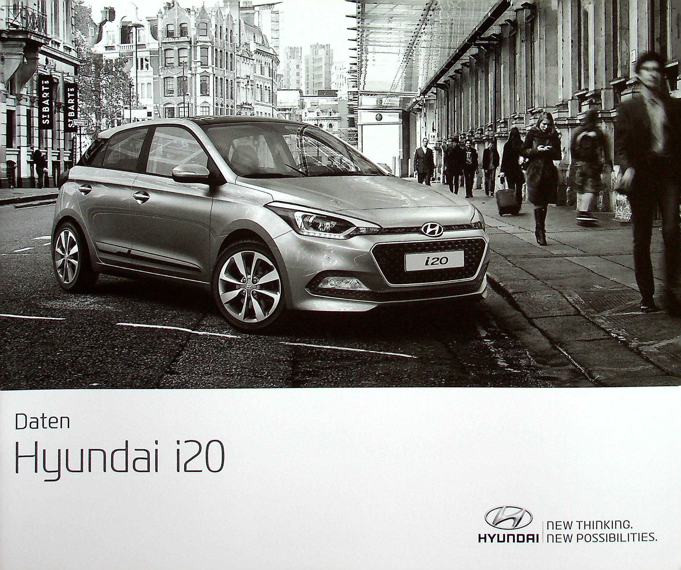 Hyundai i20 - Preisliste & Extras - Prospekt 04/2015