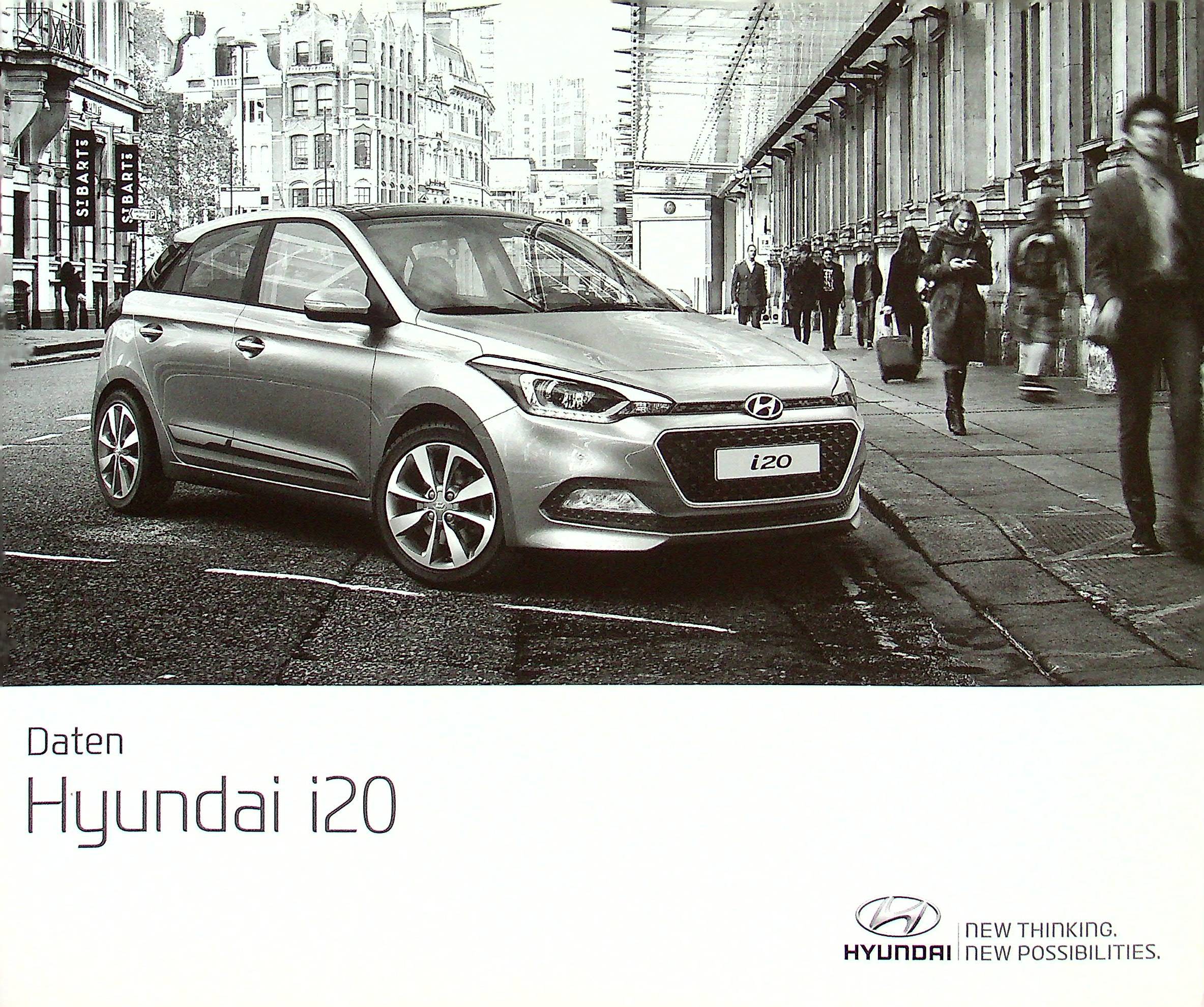 Hyundai i20 - Preisliste & Extras - Prospekt 02/2015