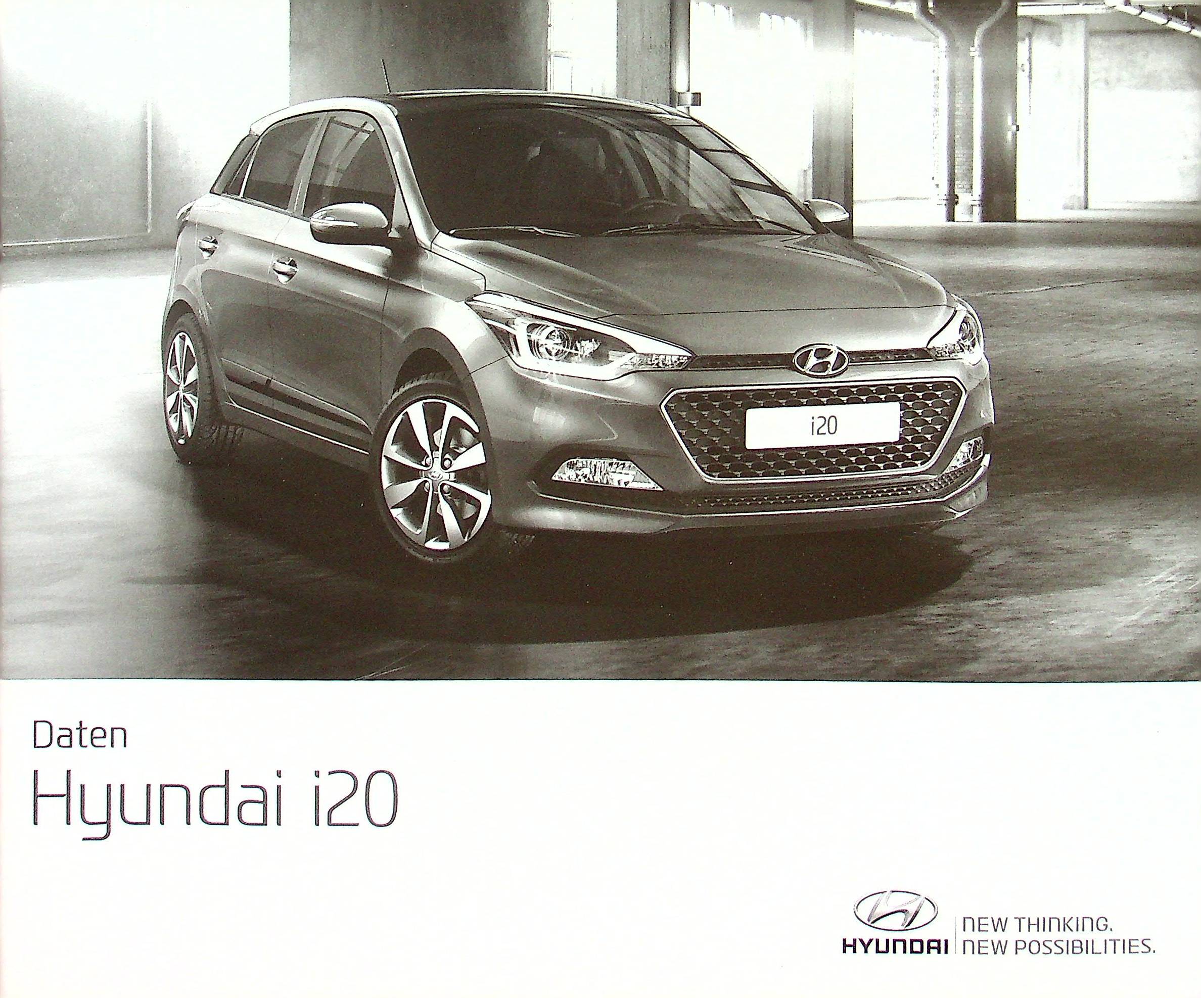 Hyundai i20 - Preisliste & Extras - Prospekt 11/2014
