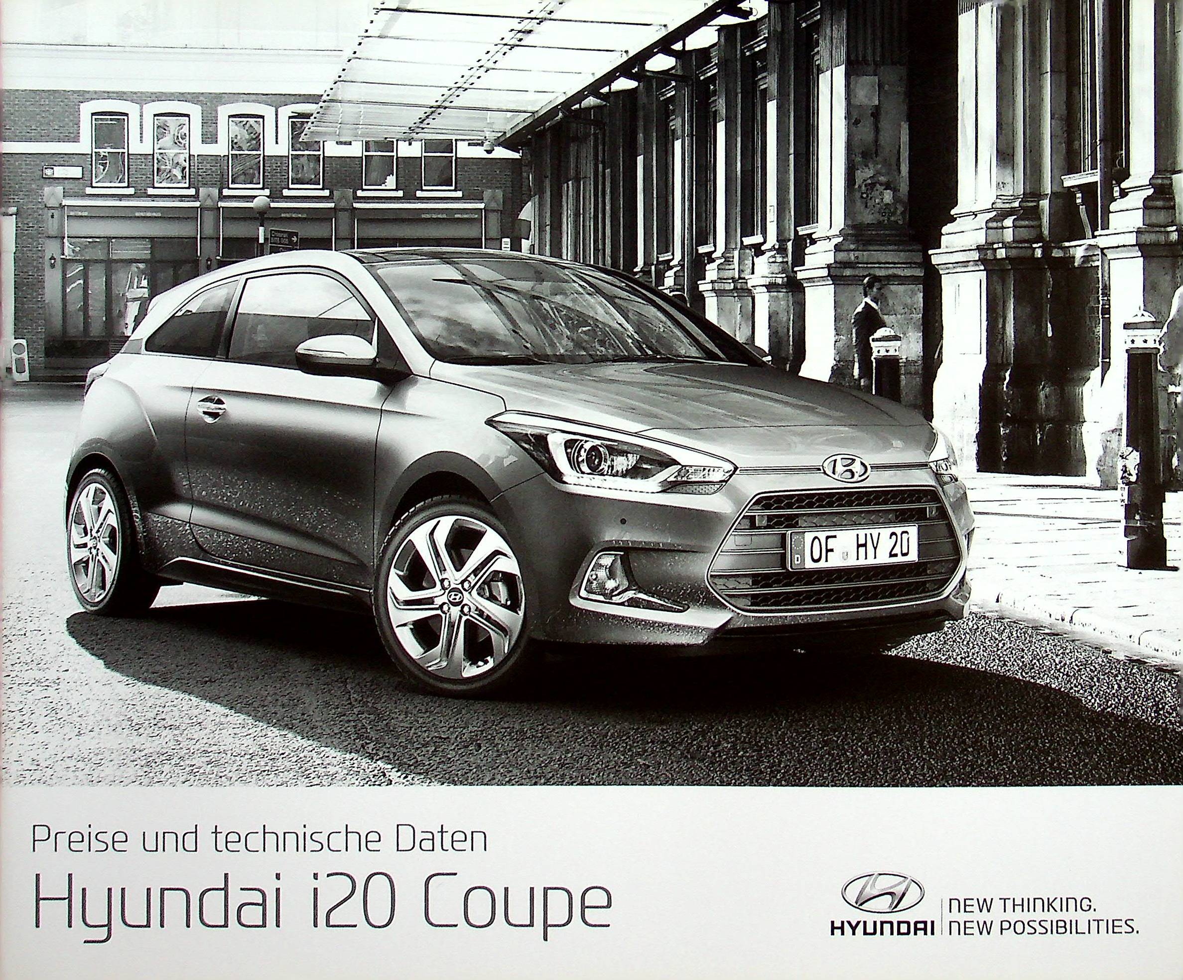 Hyundai i20 Coupe - Preisliste & Extras - Prospekt 04/2016