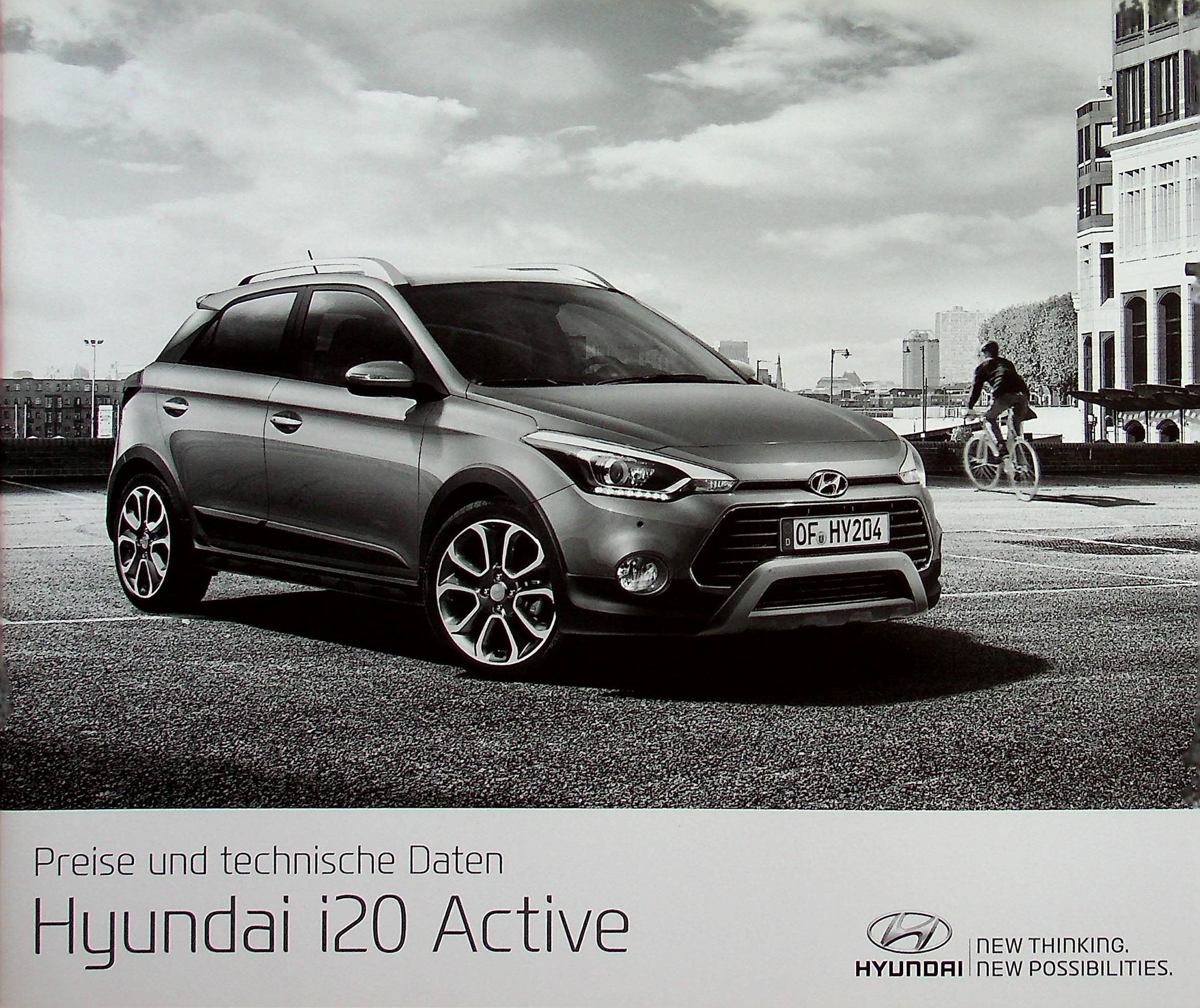 Hyundai i20 - Active - Preisliste & Extras - Prospekt 04/2016