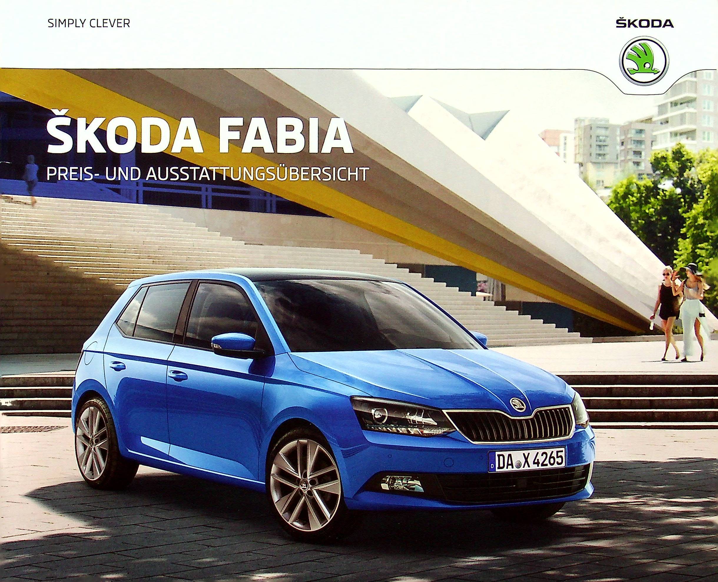 Skoda Fabia - Preisliste & Extras - Prospekt 04/2016