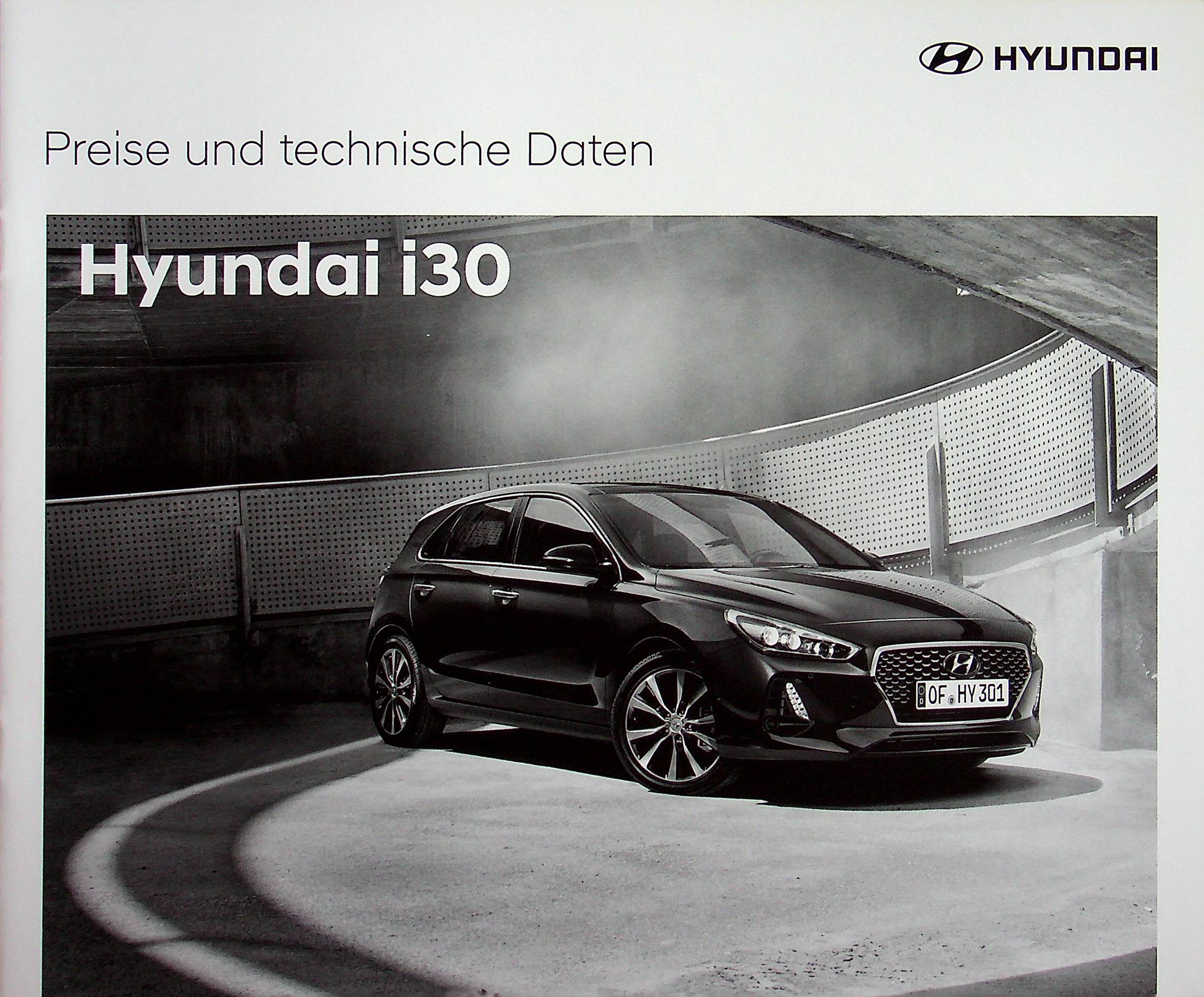 Hyundai i30 - Preisliste & Extras - Prospekt 01/2017