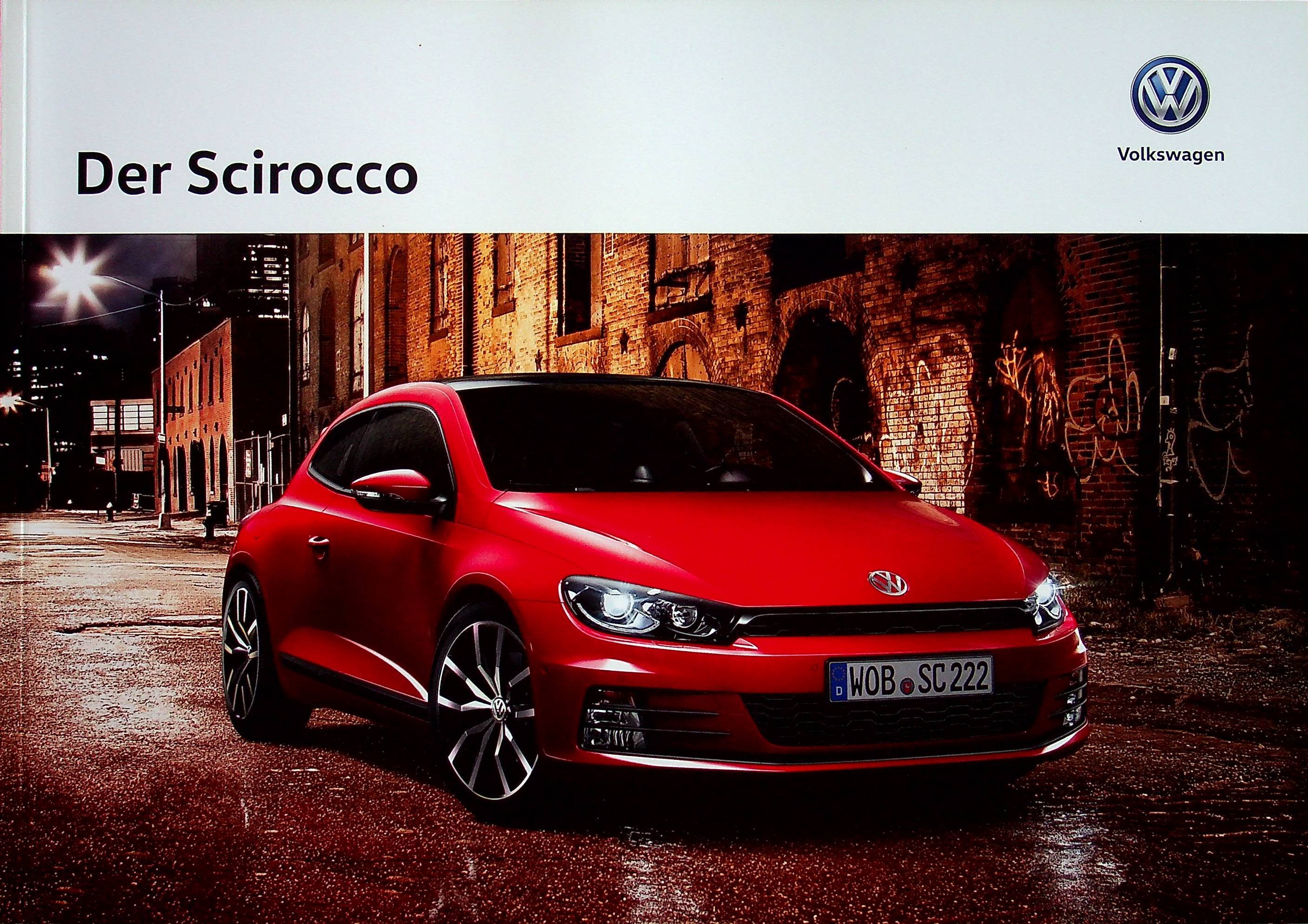 VW Scirocco Prospekt 10/2016
