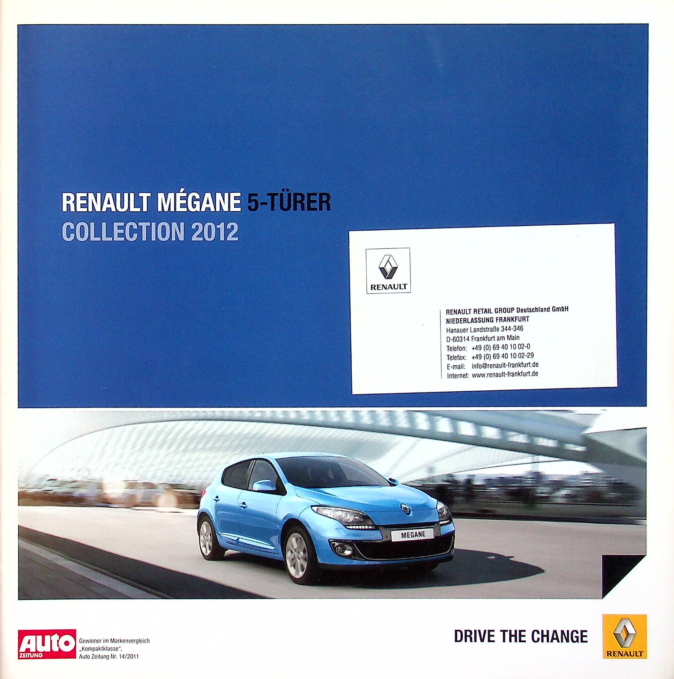 Renault Megane Prospekt 03/2012