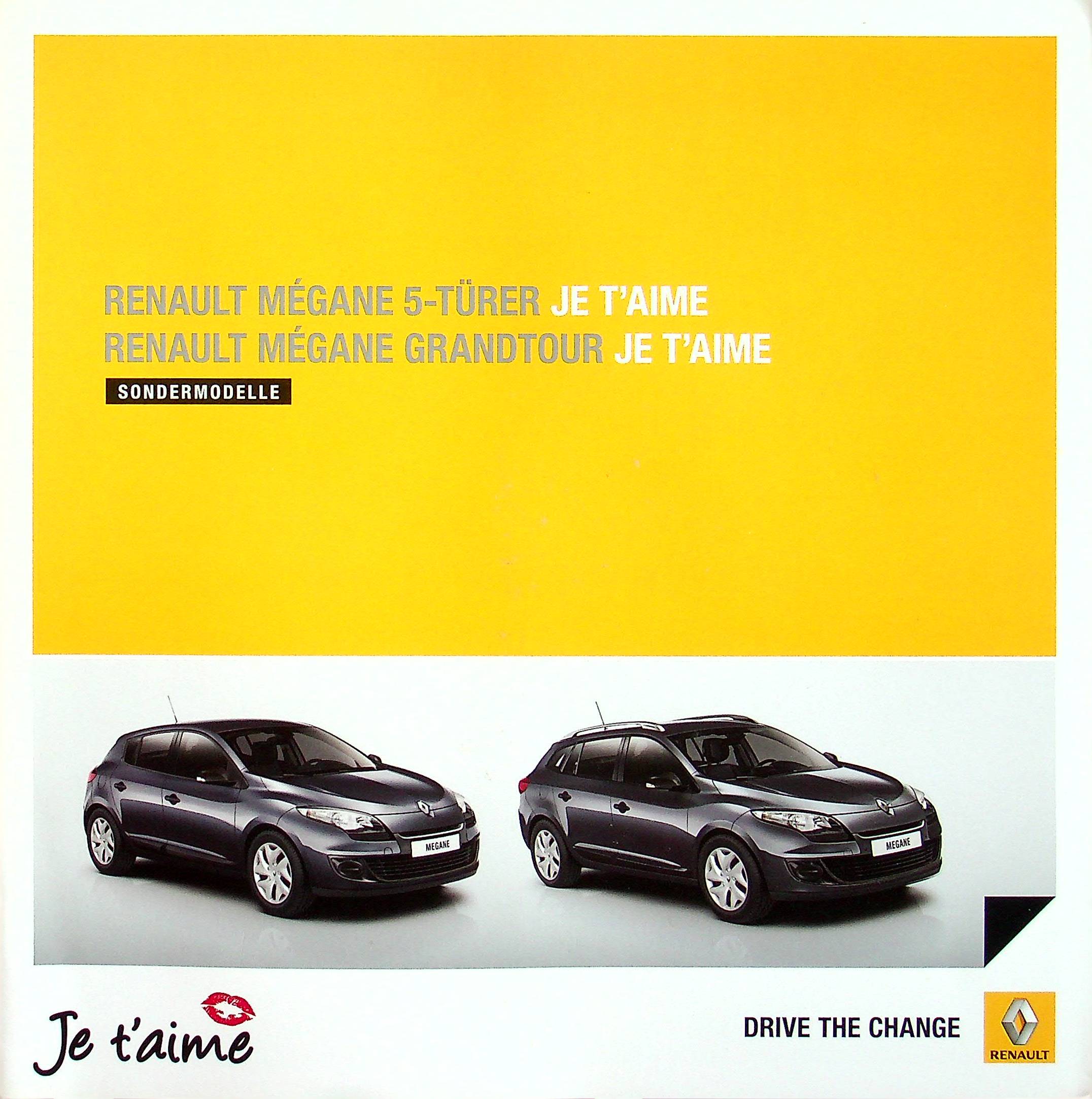 Renault Megane + Grandtour - Je t´aime - Prospekt 08/2012