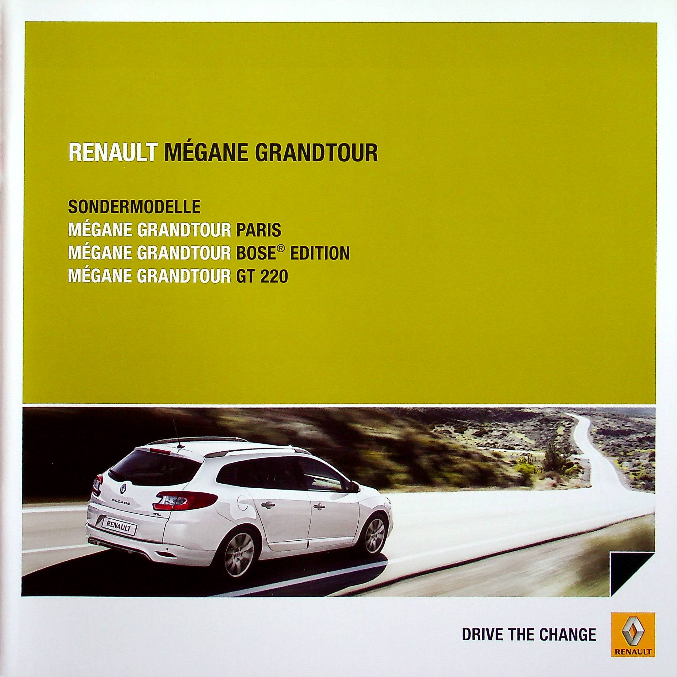 Renault Megane Grandtour Prospekt 03/2013