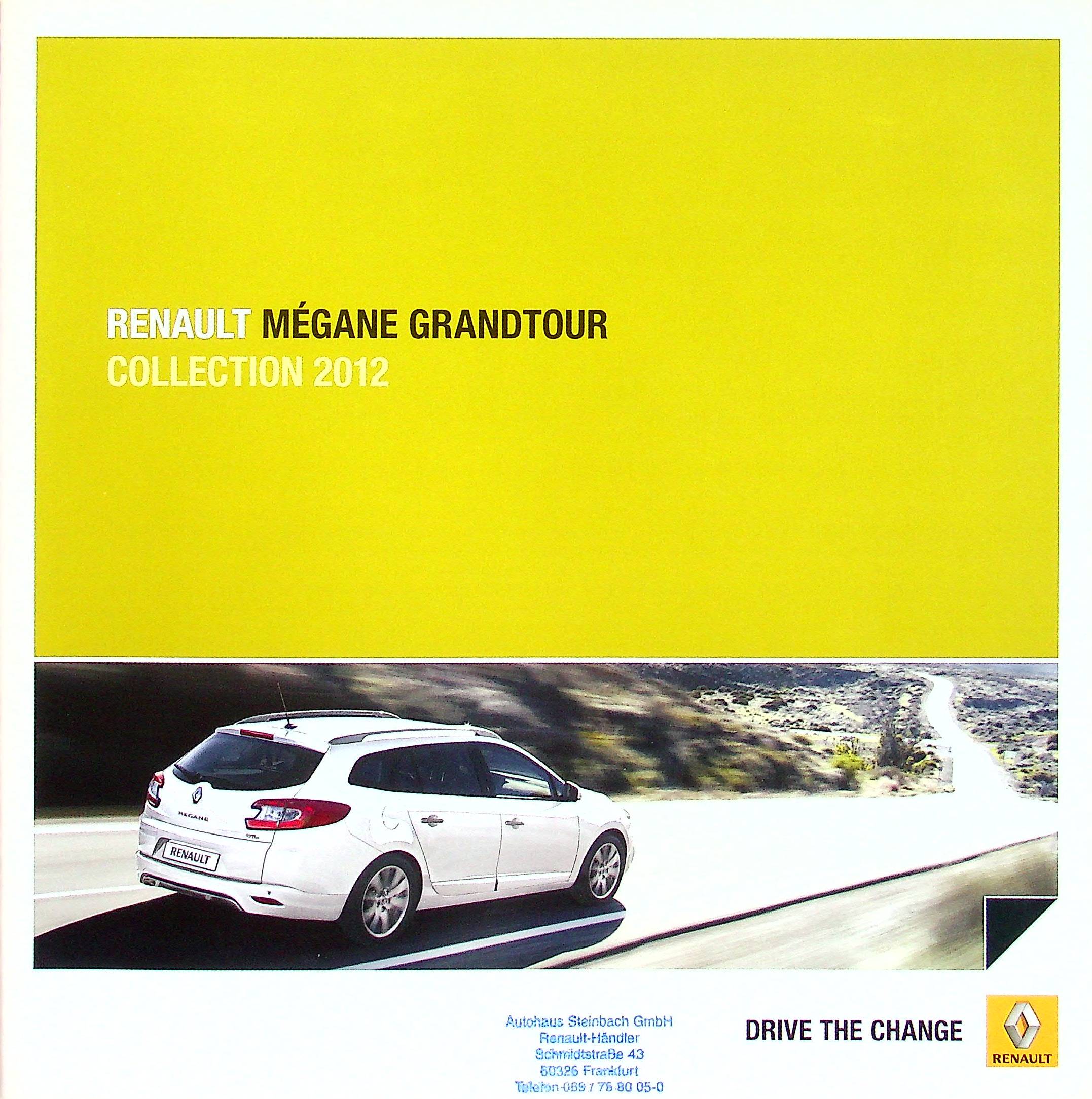 Renault Megane Grandtour Prospekt 08/2012