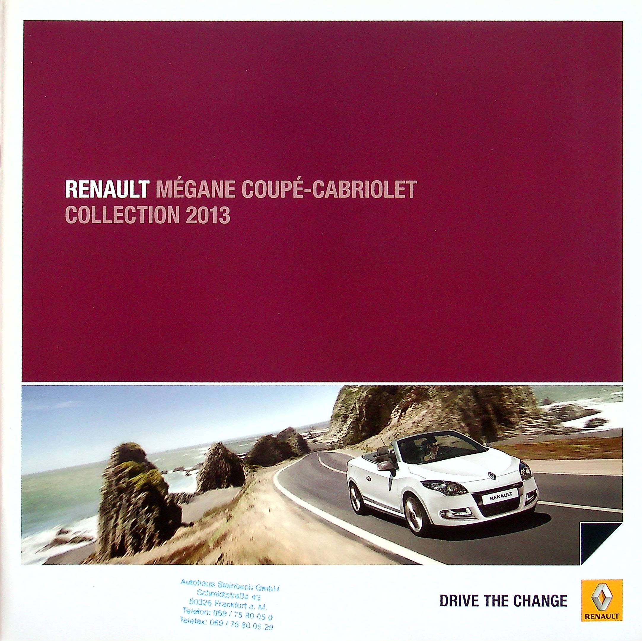 Renault Megane CC Prospekt 03/2013