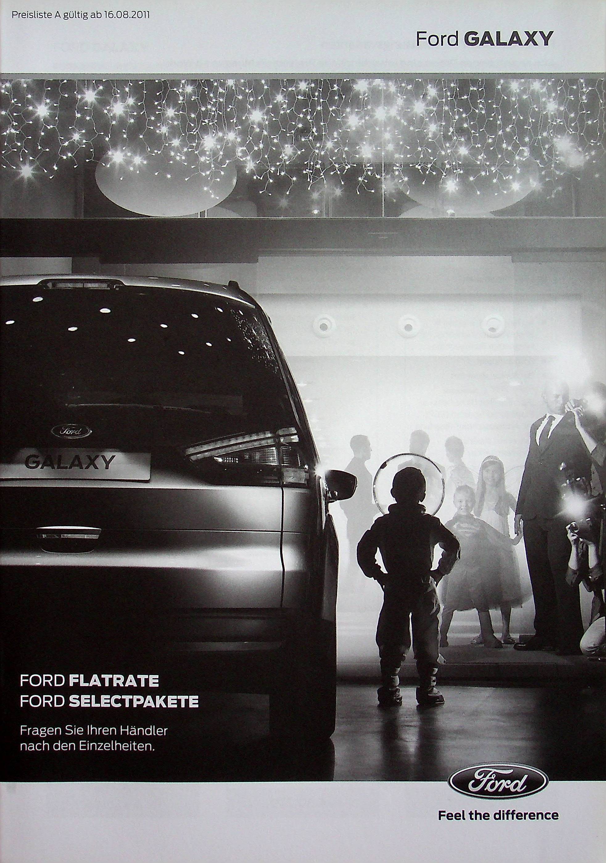Ford Galaxy - Preisliste & Extras - Prospekt 08/2011