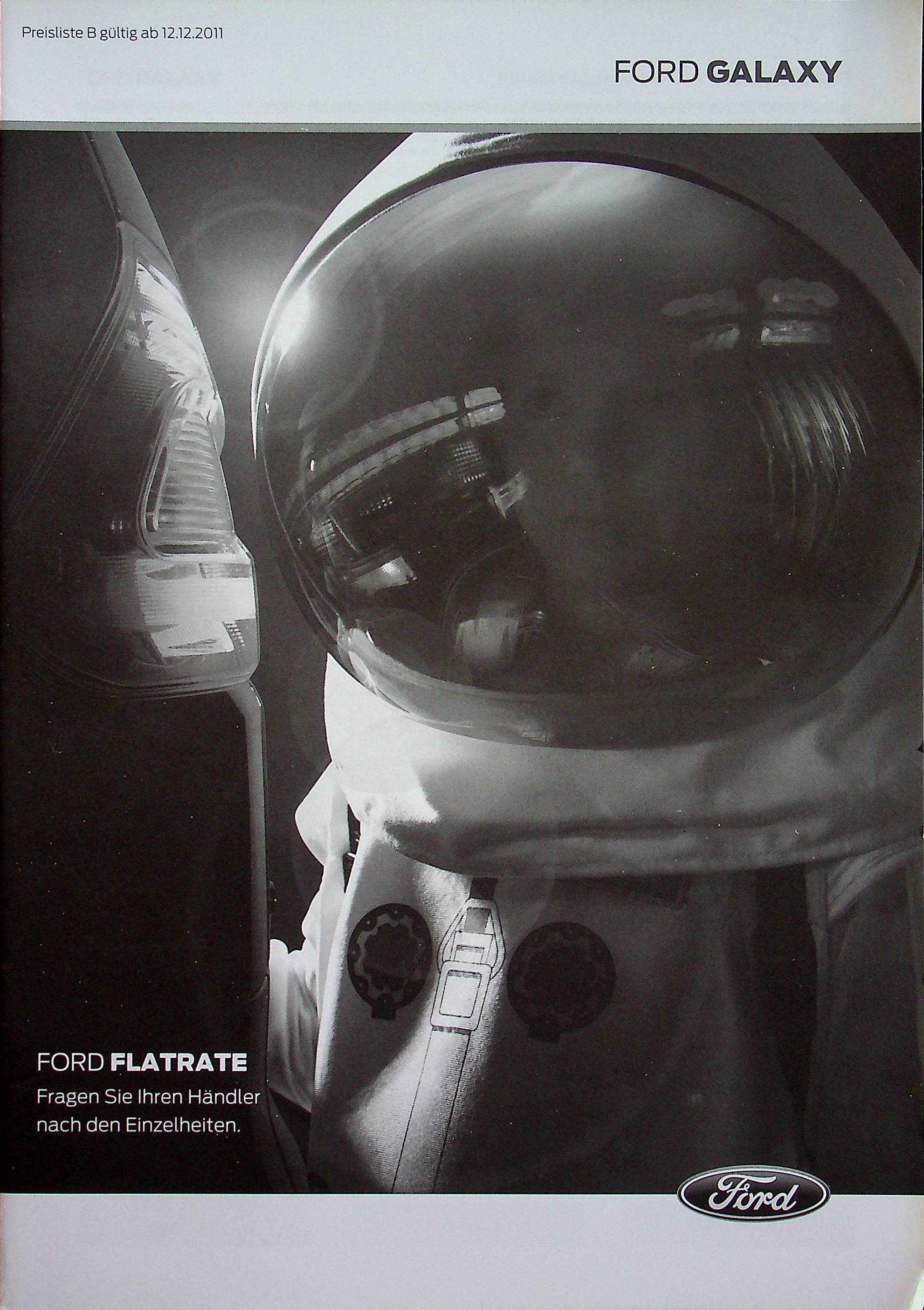 Ford Galaxy - Preisliste & Extras - Prospekt 12/2011