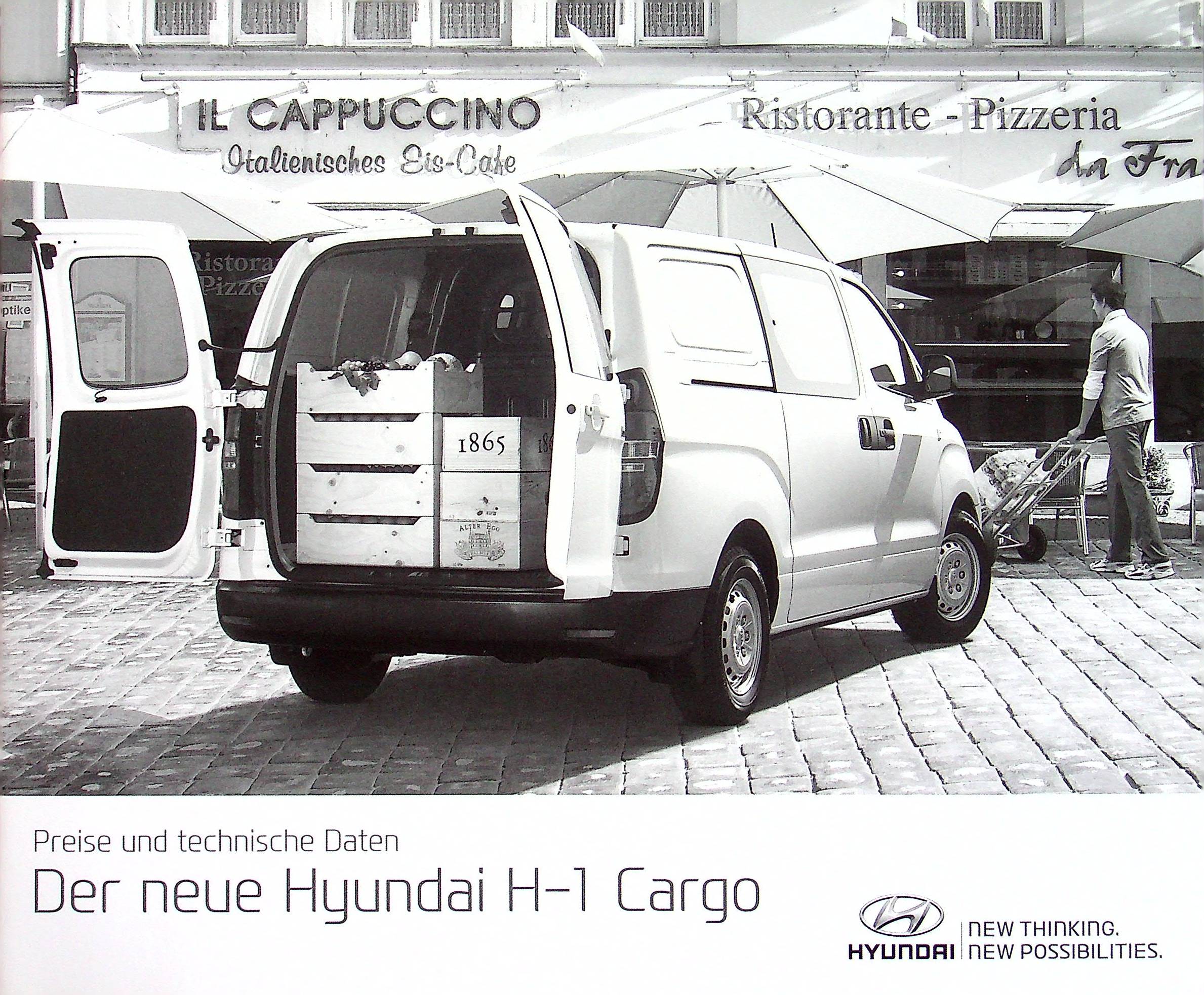 Hyundai H-1 Cargo - Preisliste & Extras - Prospekt 01/2016