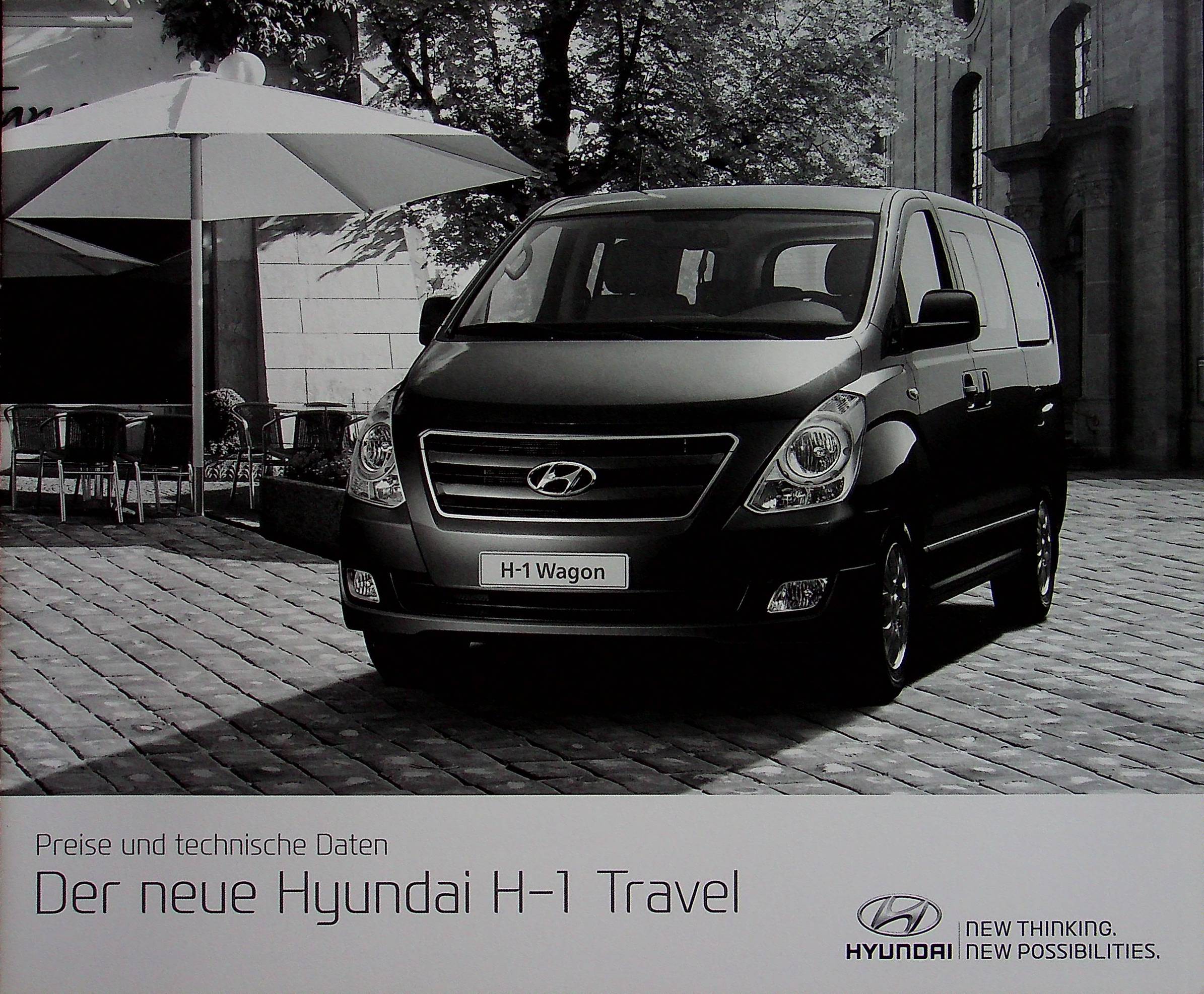 Hyundai H-1 Travel - Preisliste & Extras - Prospekt 01/2016
