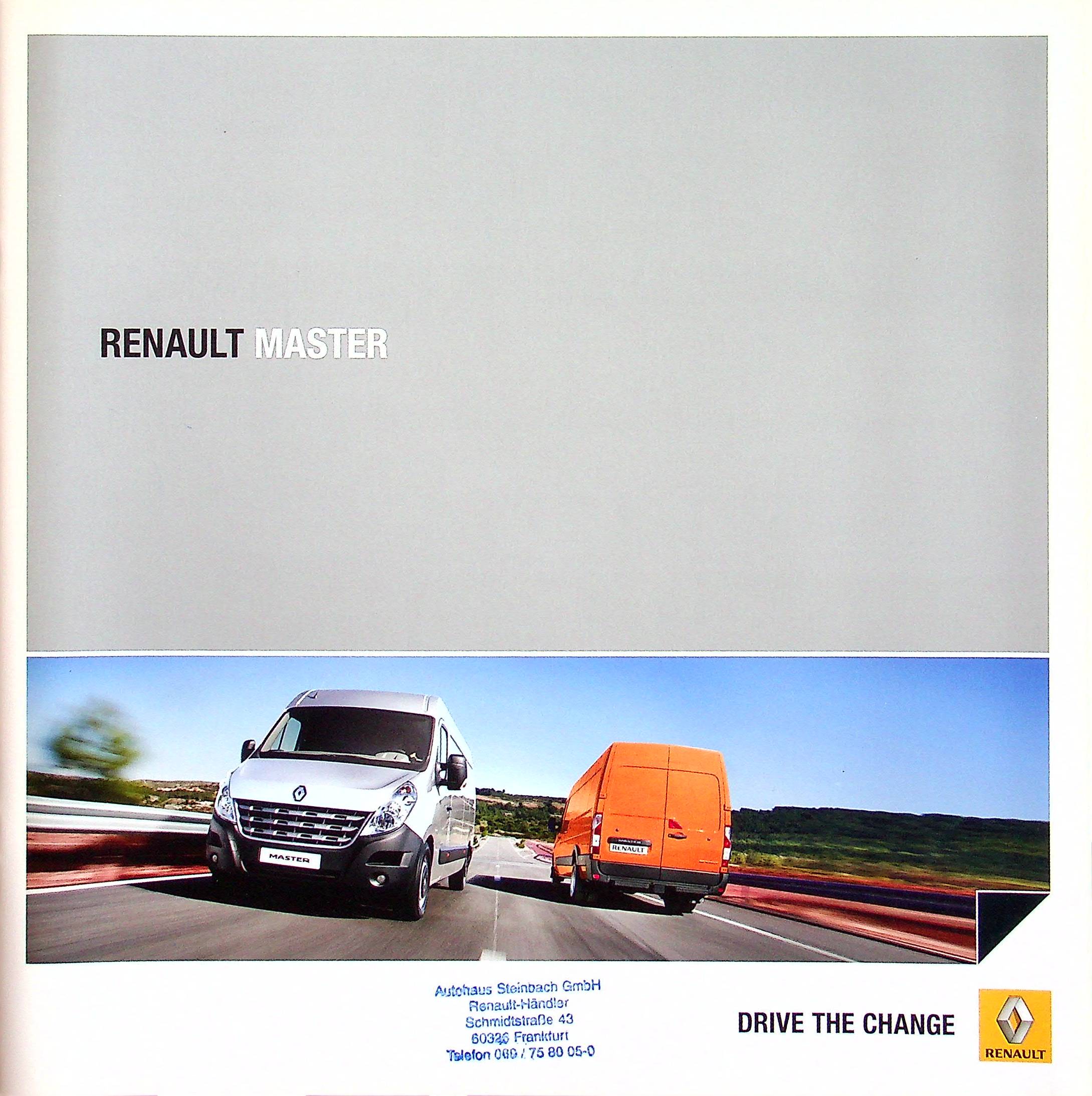 Renault Master Prospekt 08/2012