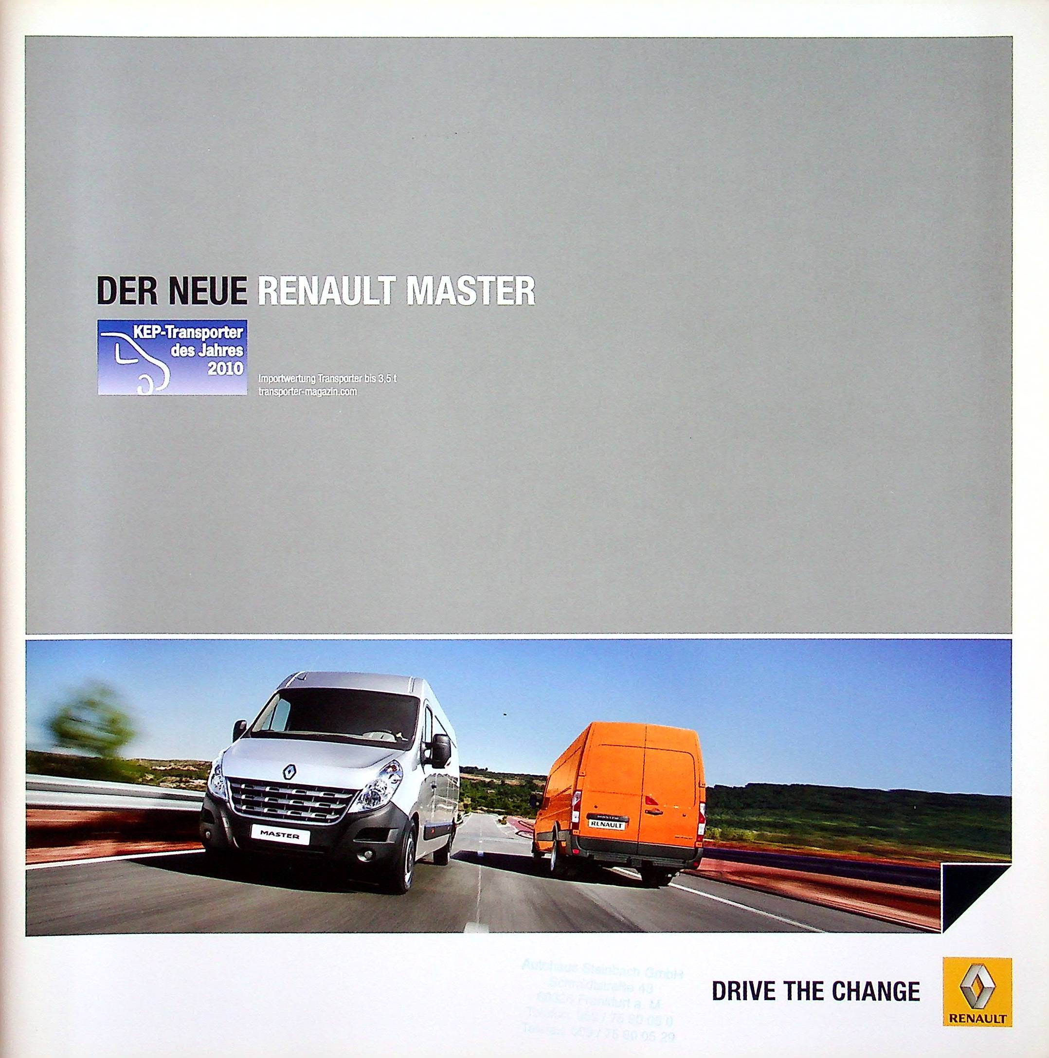 Renault Master Prospekt 07/2010