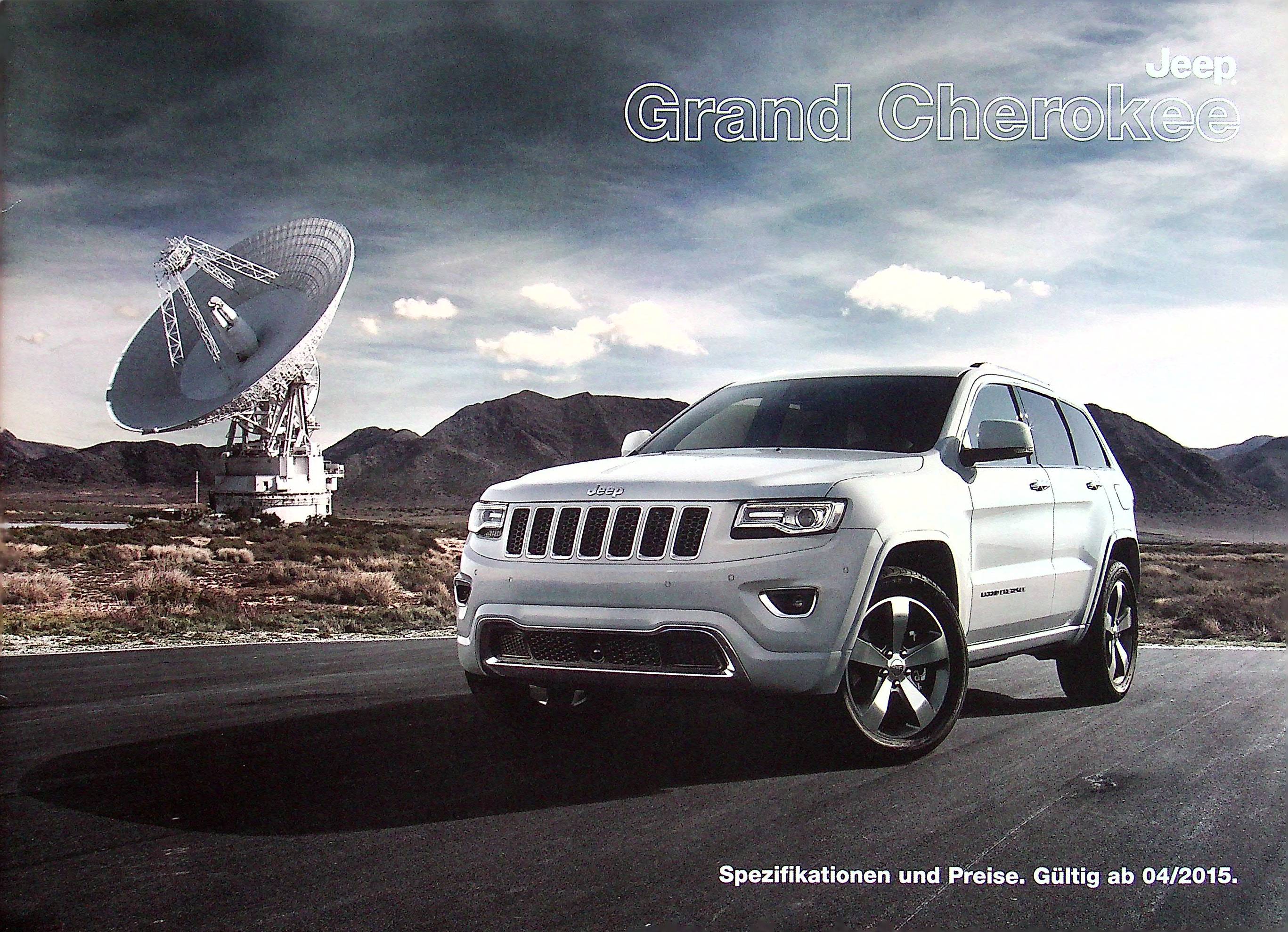 Jeep Grand Cherokee - Preisliste & Extras - Prospekt 04/2015