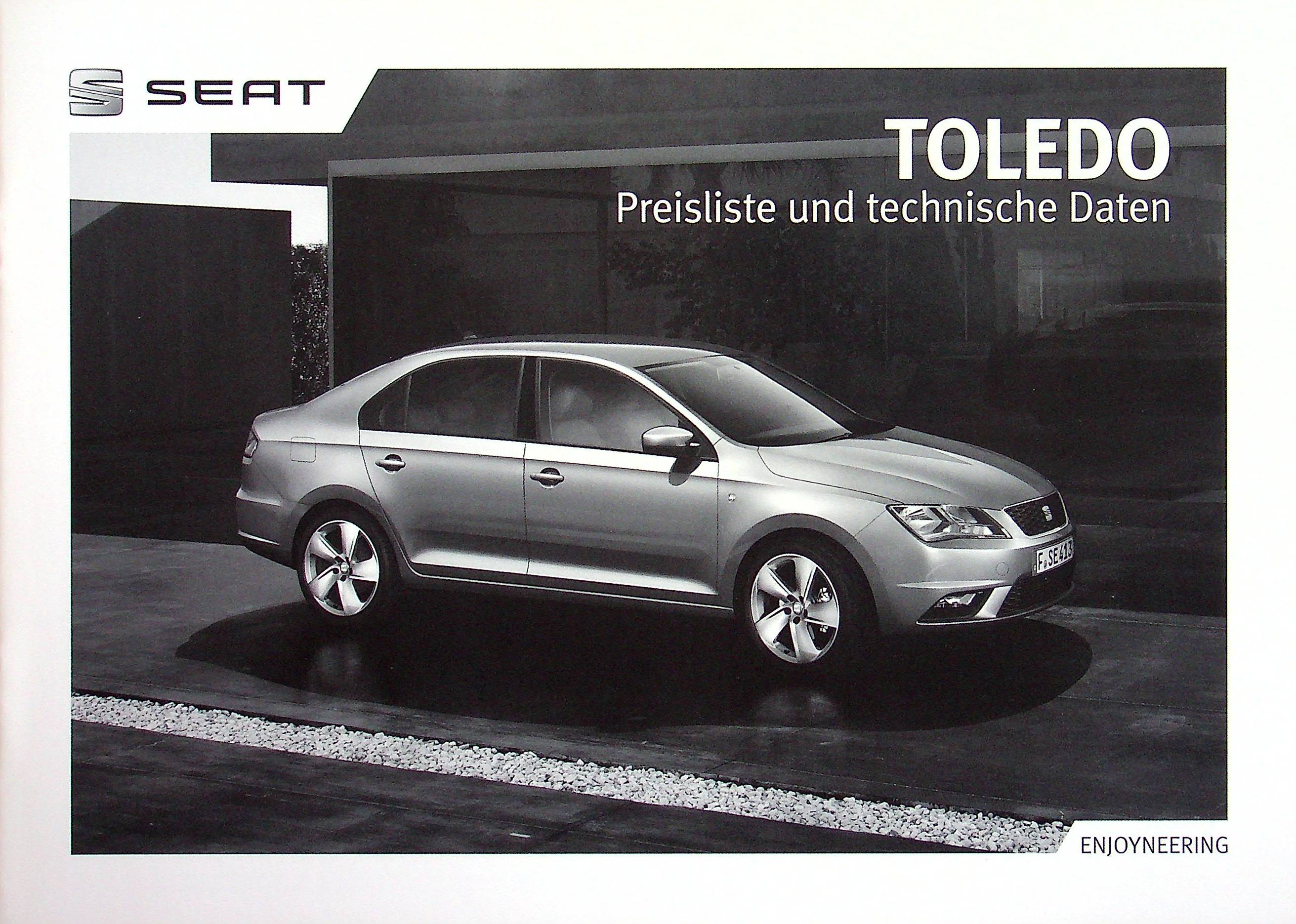 Seat Toledo - Preisliste & Extras - Prospekt 05/2013