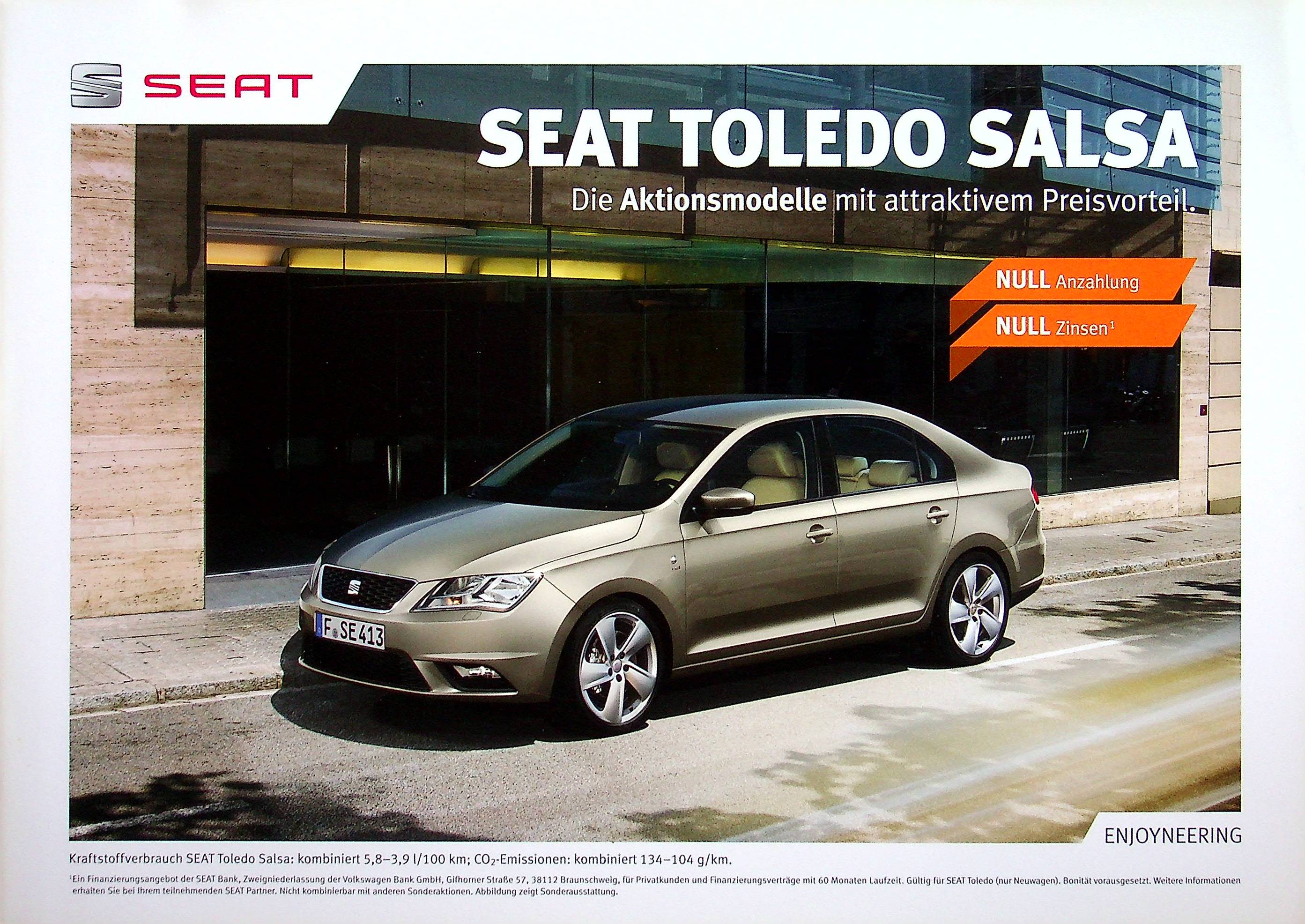 Seat Toledo - Salsa - Prospekt 05/2013