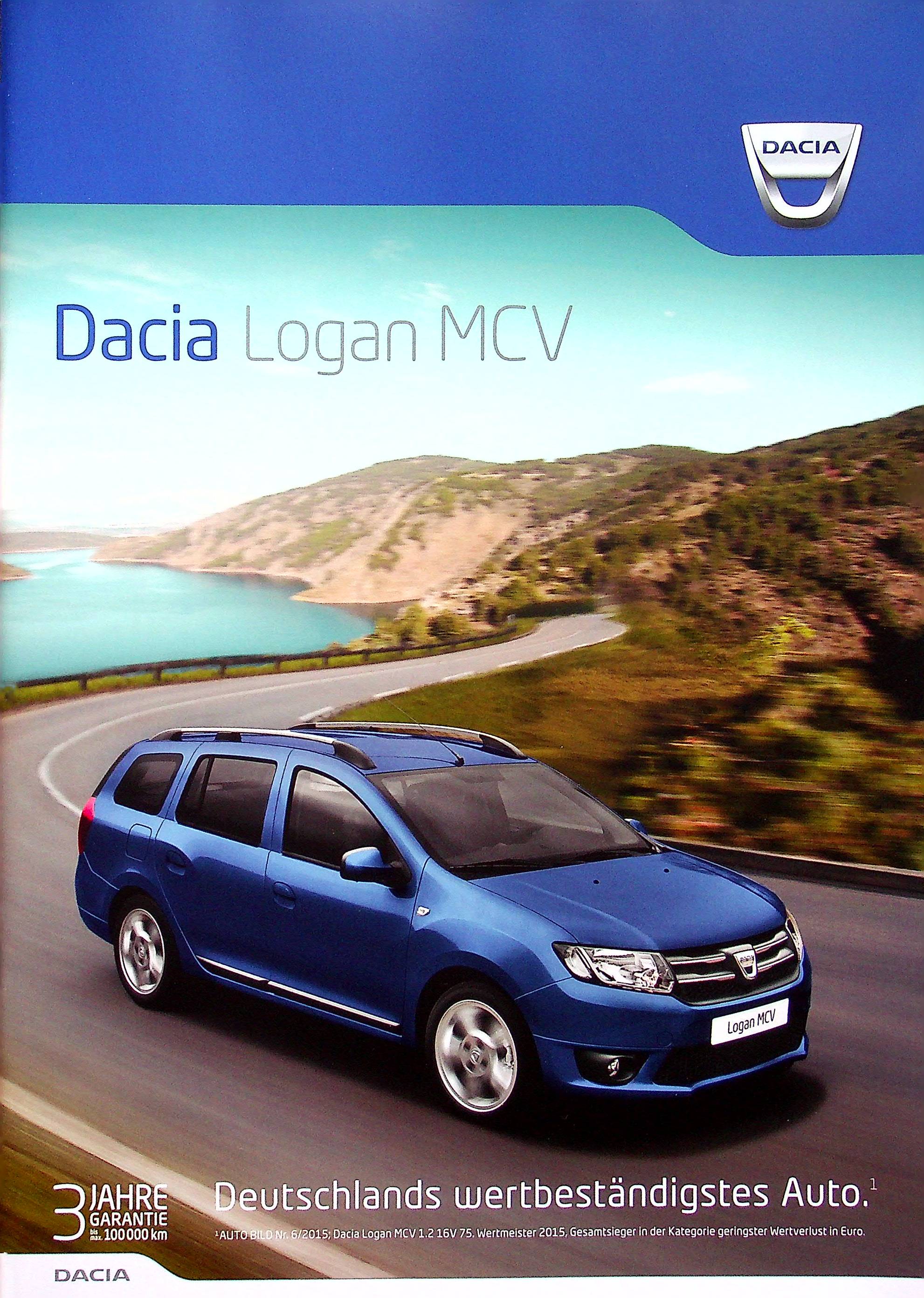 Dacia Logan MCV Prospekt 12/2015