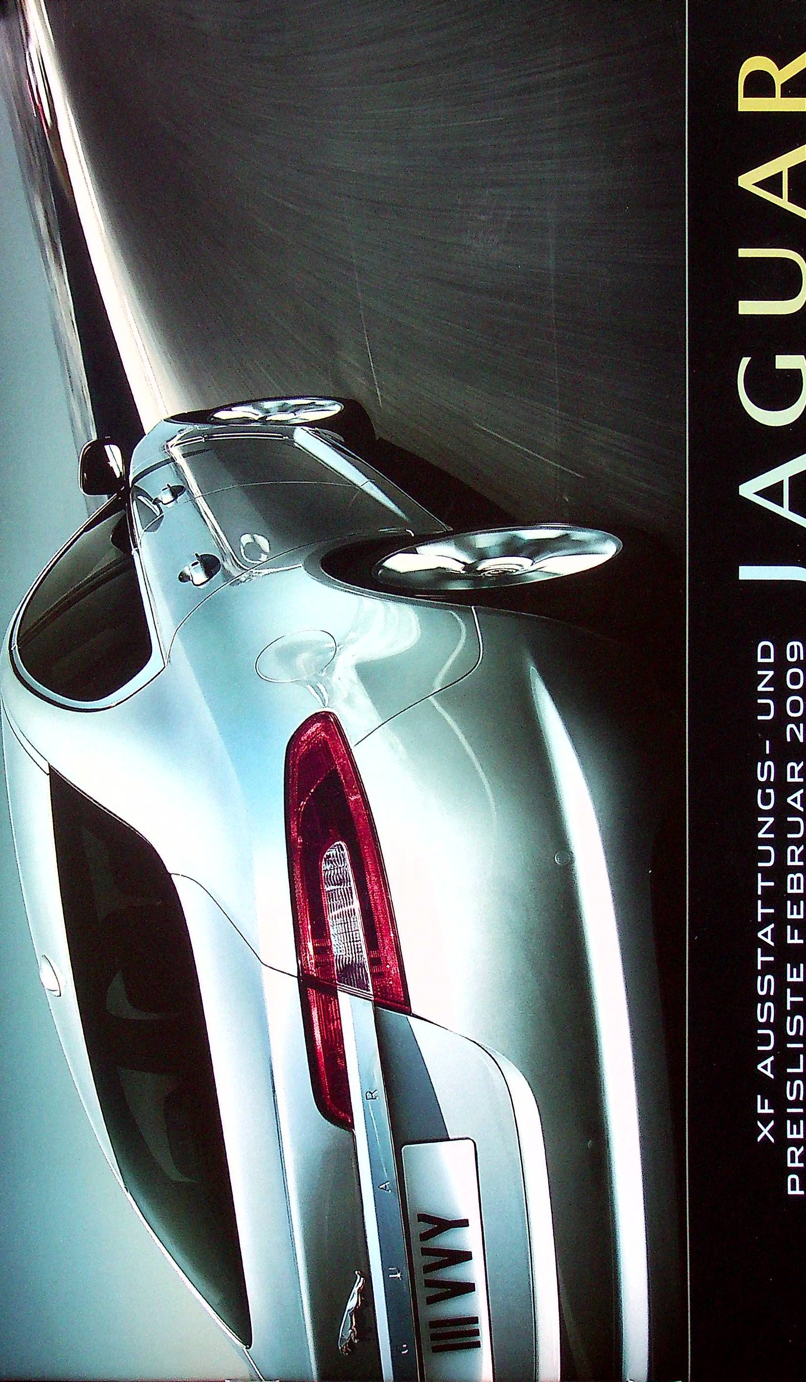 Jaguar XF - Preisliste & Extras - Prospekt 02/2009