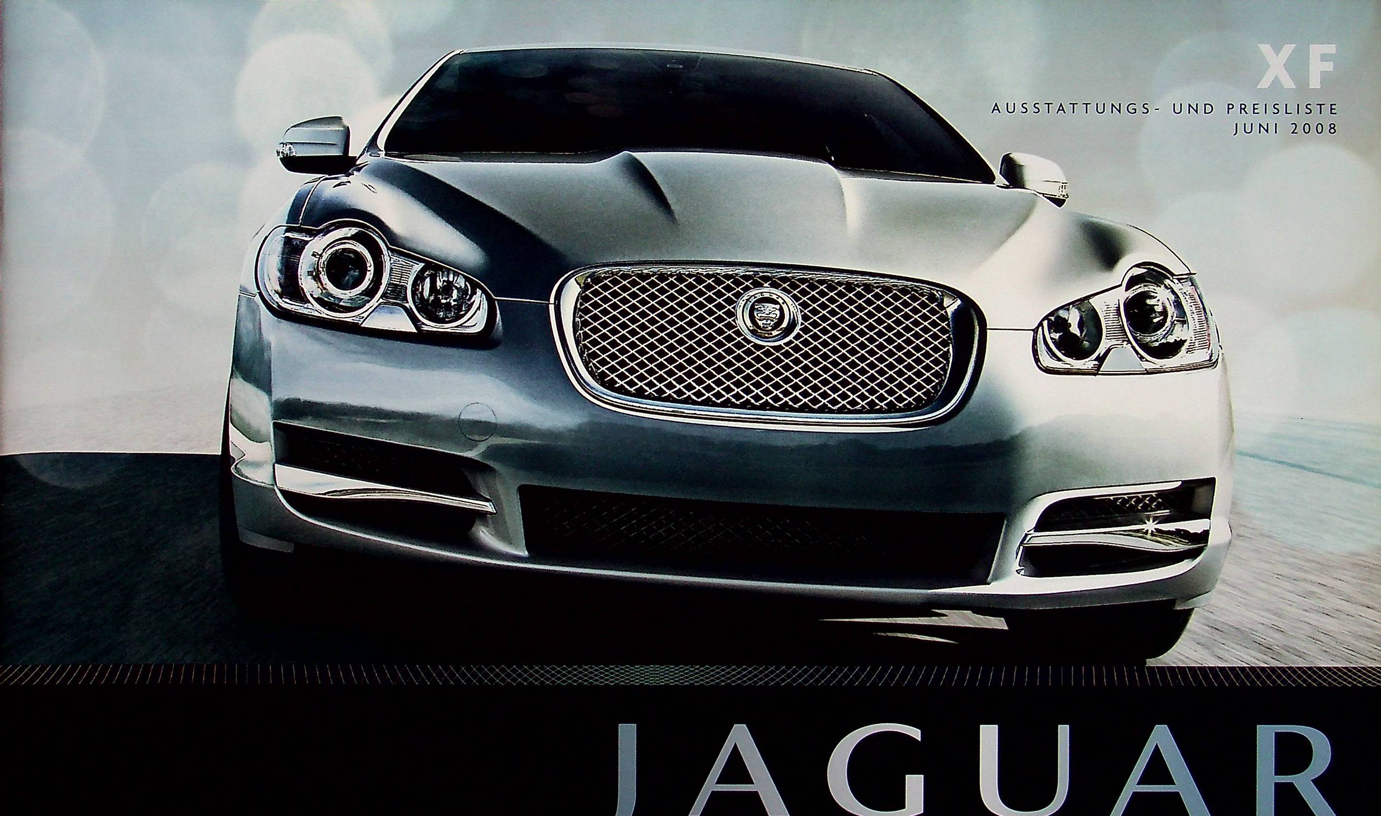 Jaguar XF - Preisliste & Extras - Prospekt 06/2008