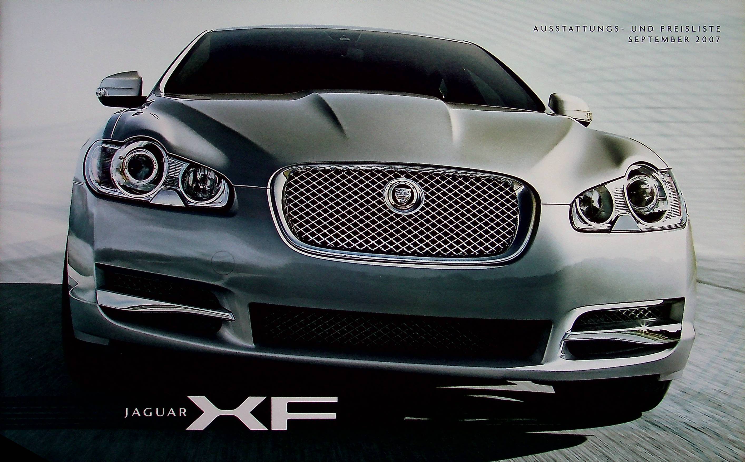 Jaguar XF - Preisliste & Extras - Prospekt 09/2007