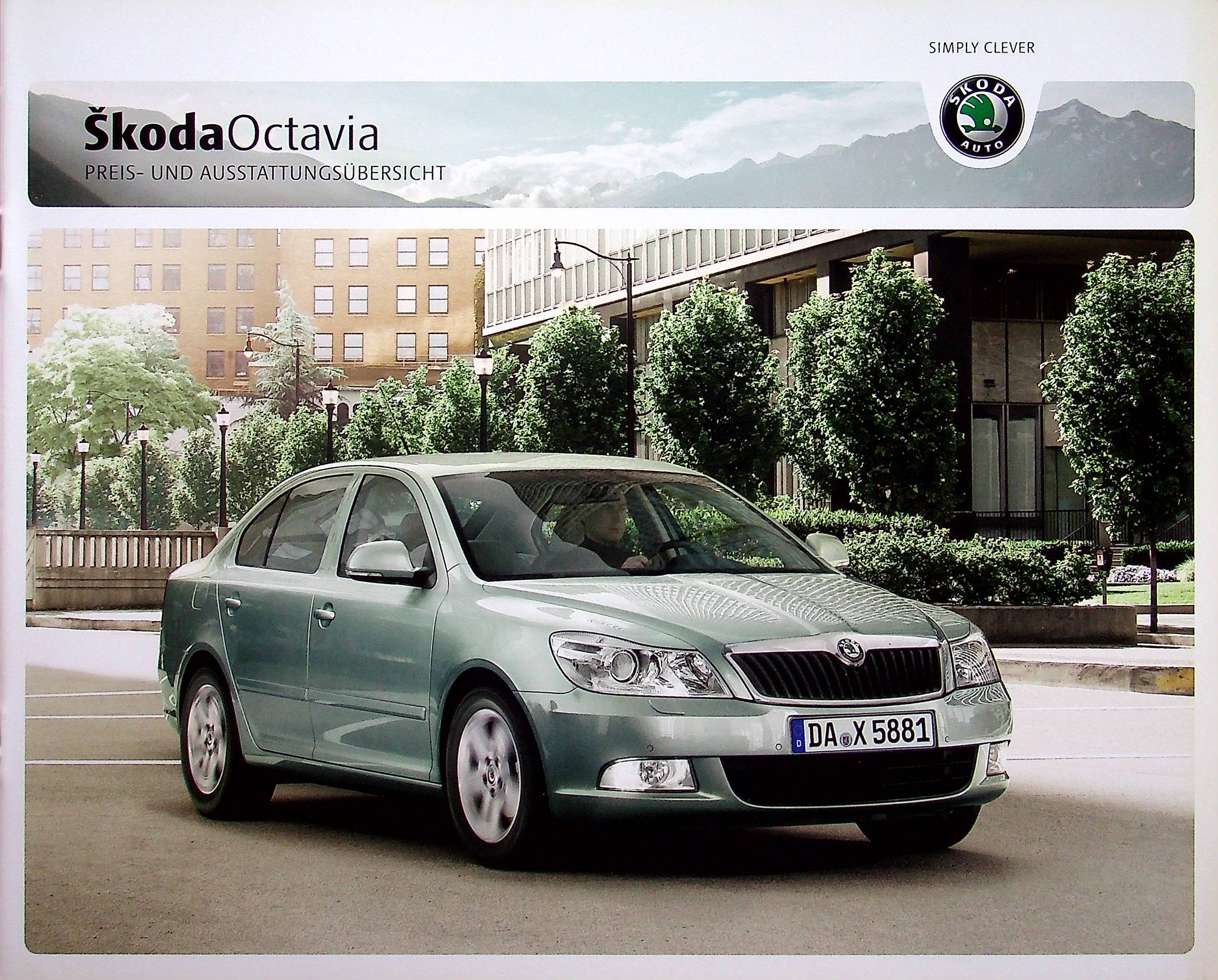 Skoda Octavia - Preisliste & Extras - Prospekt 02/2010