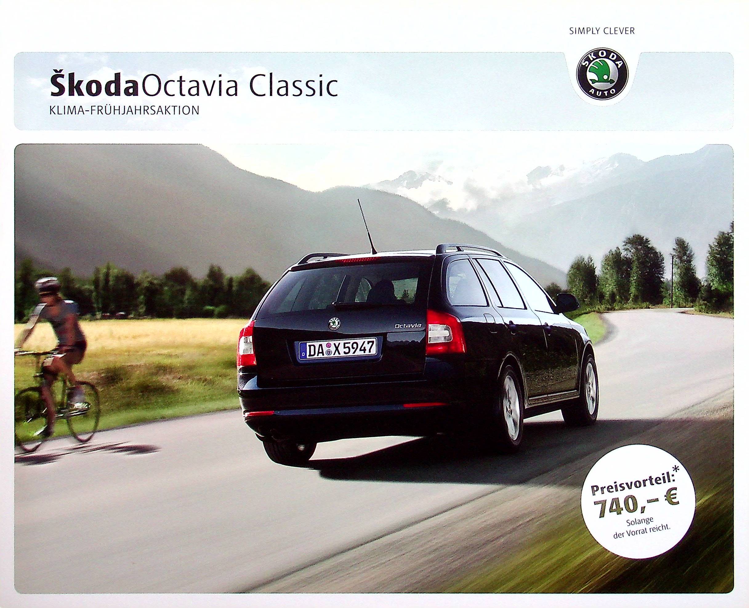 Skoda Octavia - Classic Aktion - Prospekt 12/2009