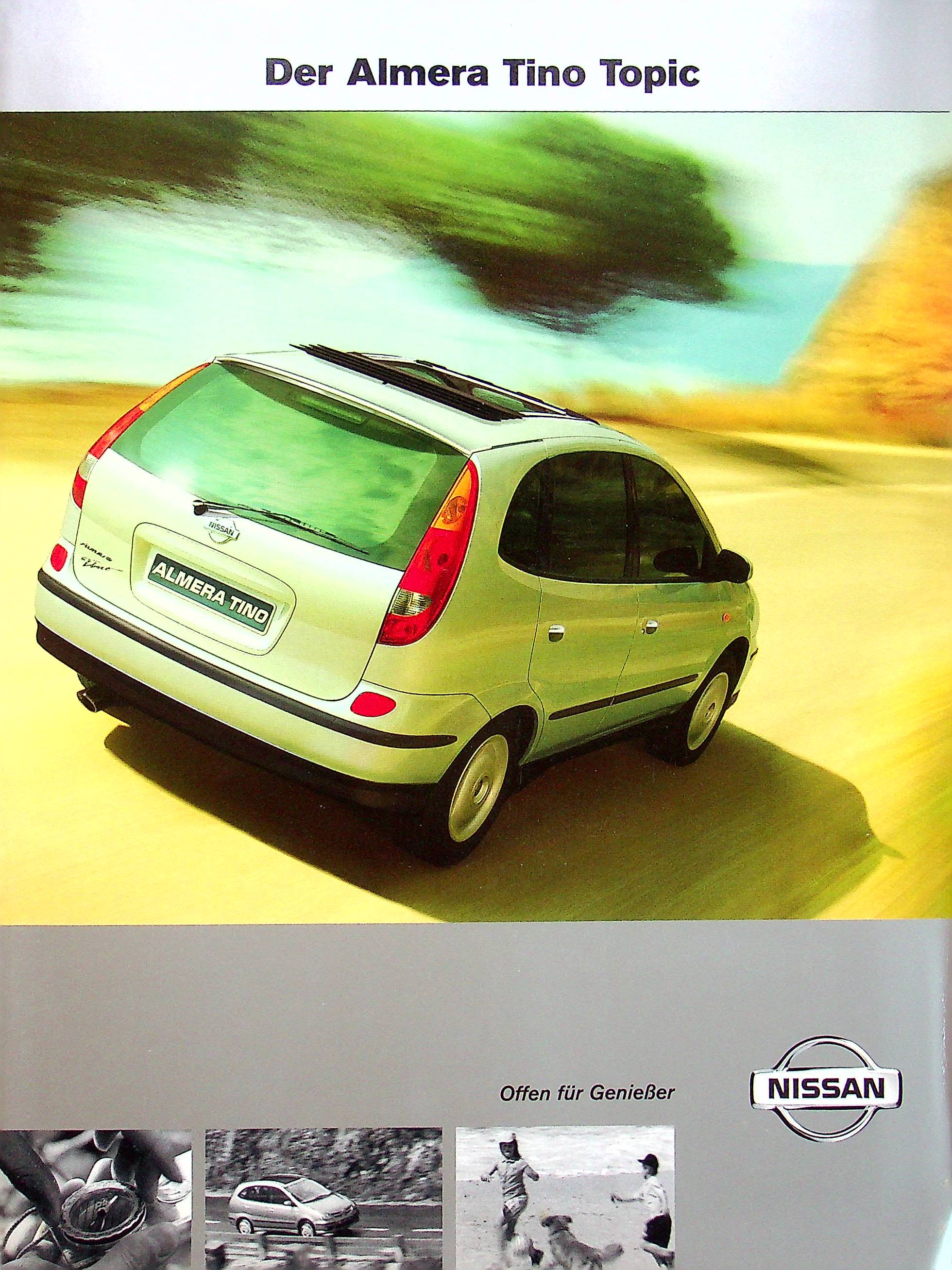 Nissan Almera Tino - Topic - Prospekt 05/2001