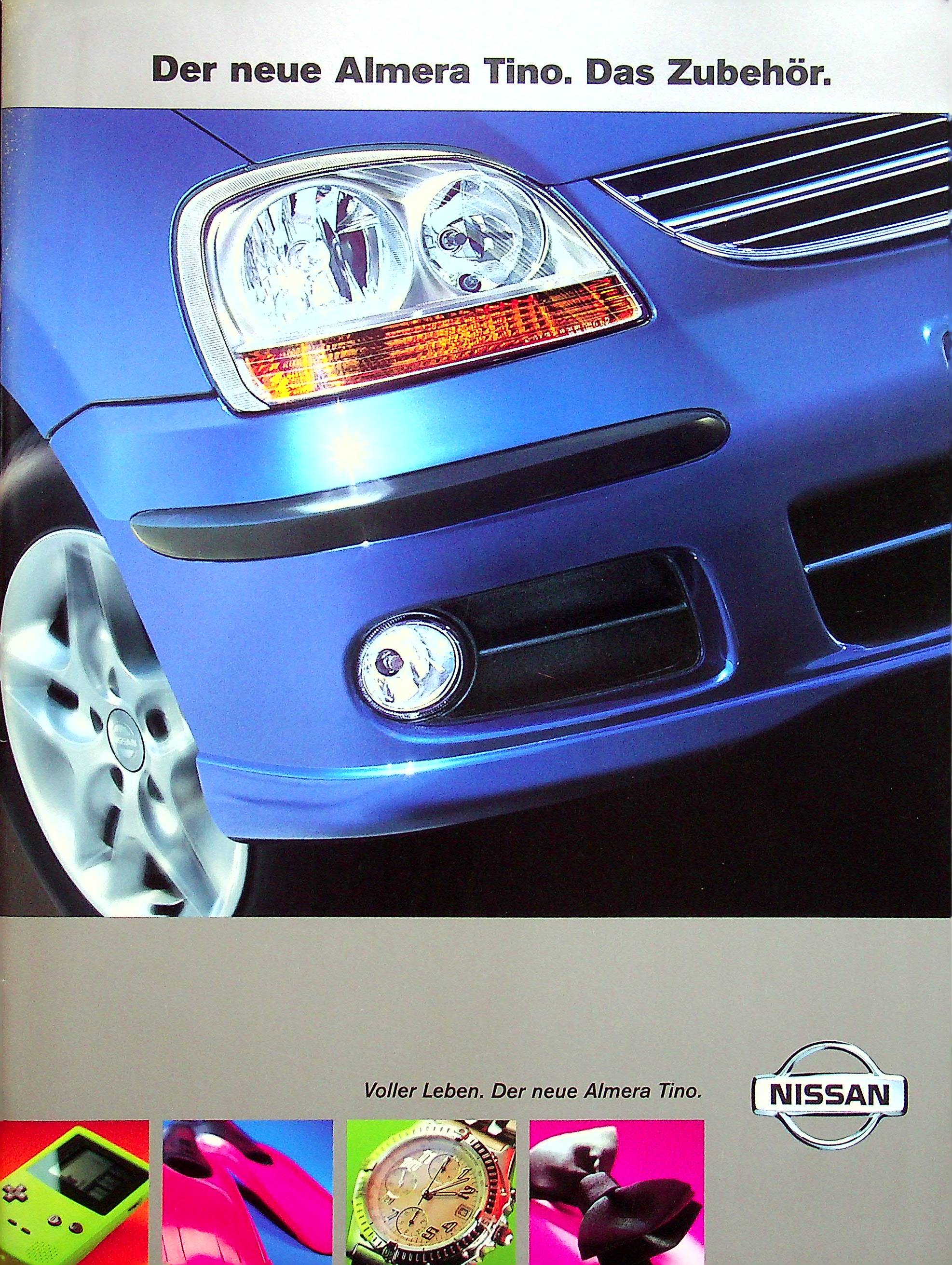 Nissan Almera Tino - Zubehör - Prospekt 09/2000