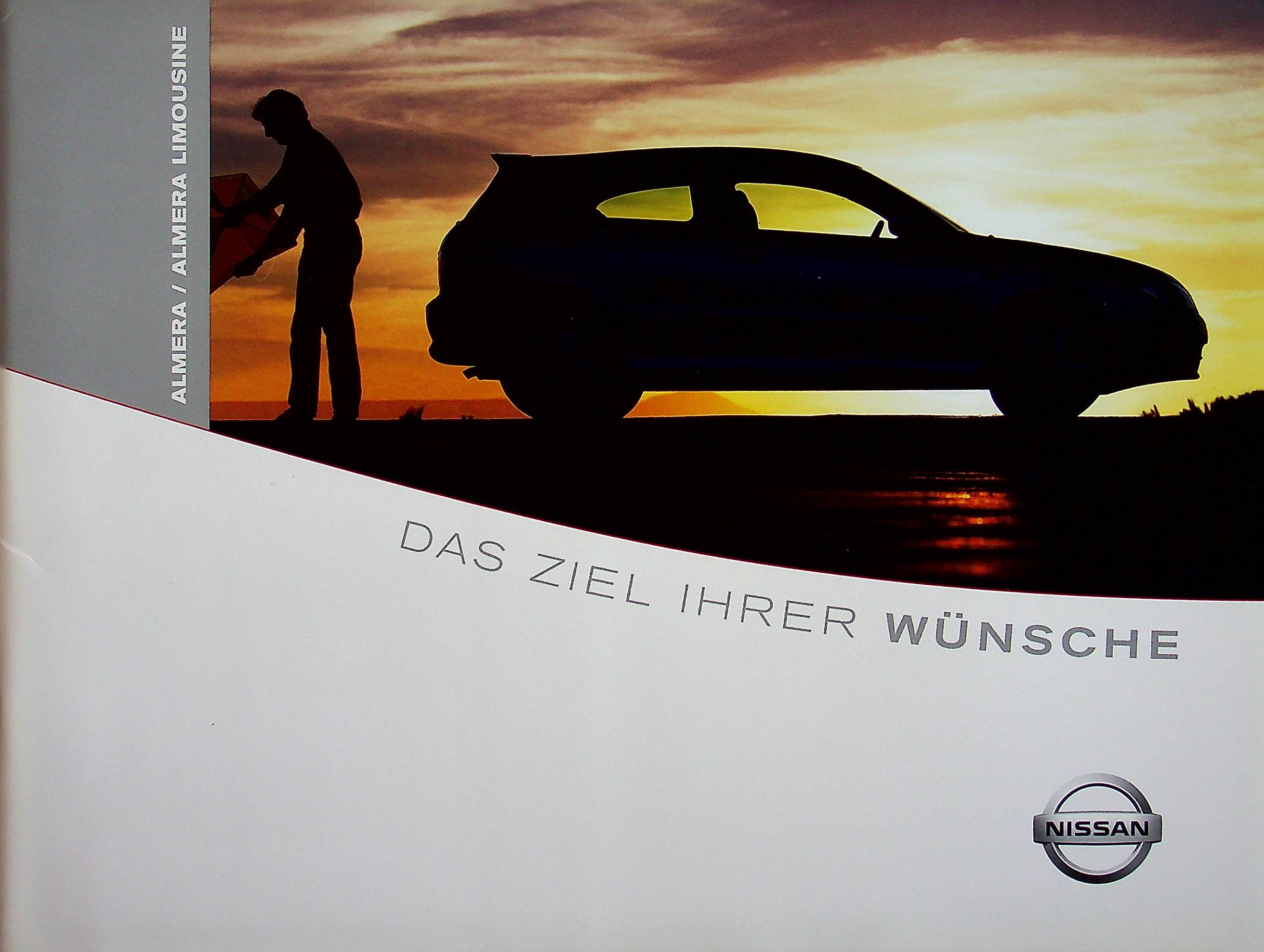 Nissan Almera + Limousine Prospekt 01/2002