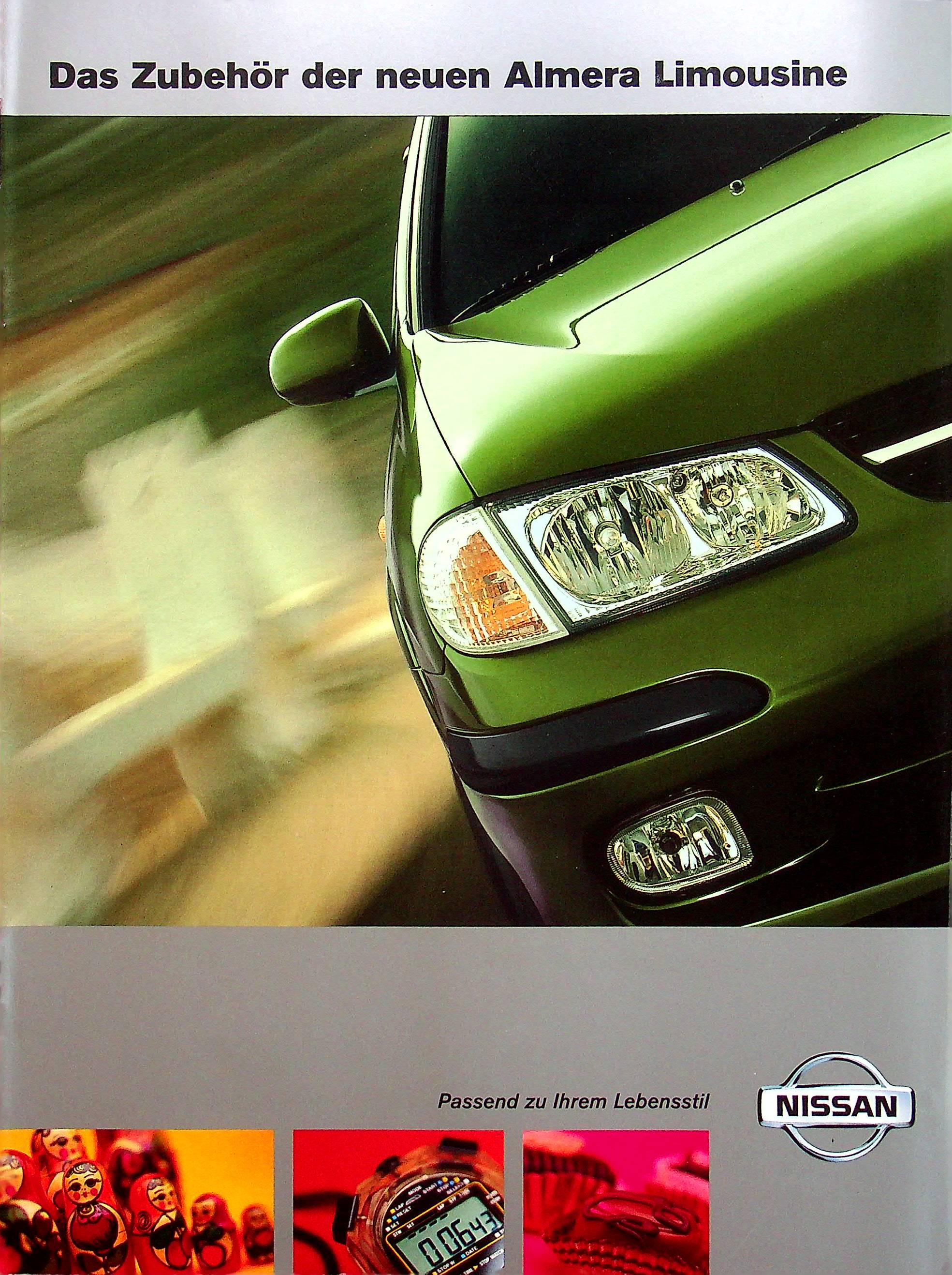 Nissan Almera Limousine - Zubehör - Prospekt 09/2000