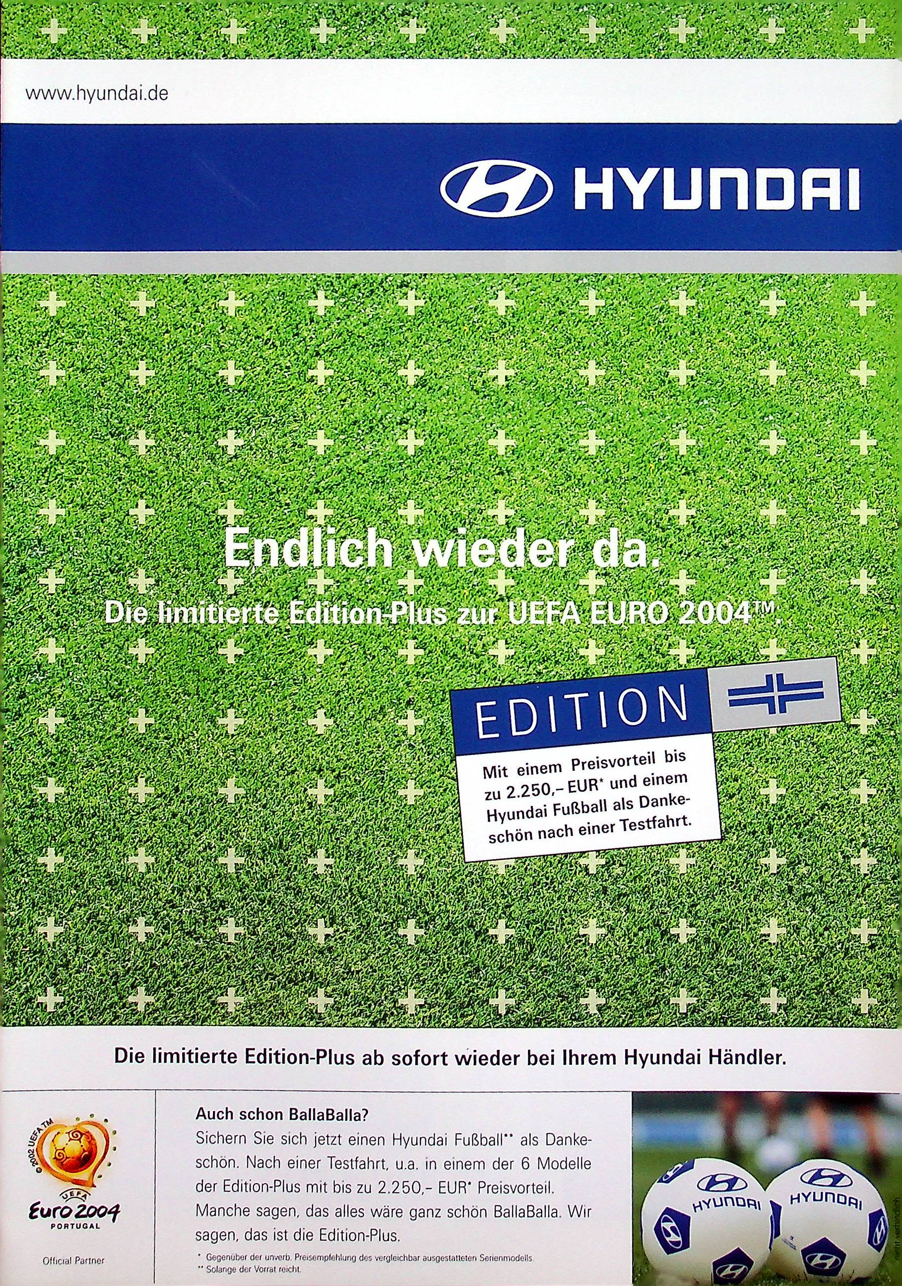 Hyundai Matrix - Getz - Edition Plus - Prospekt 2004