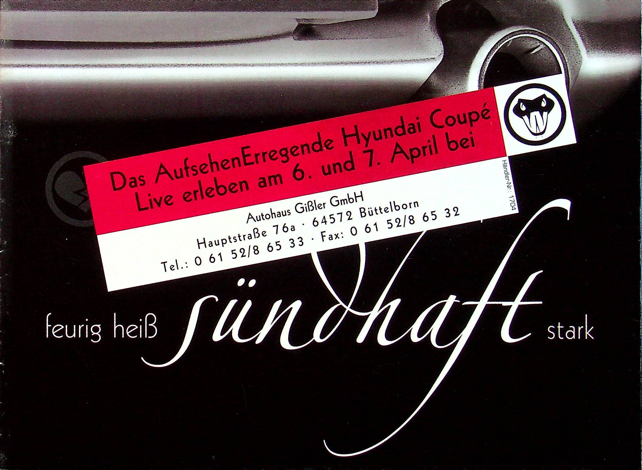 Hyundai Coupe Prospekt 200?