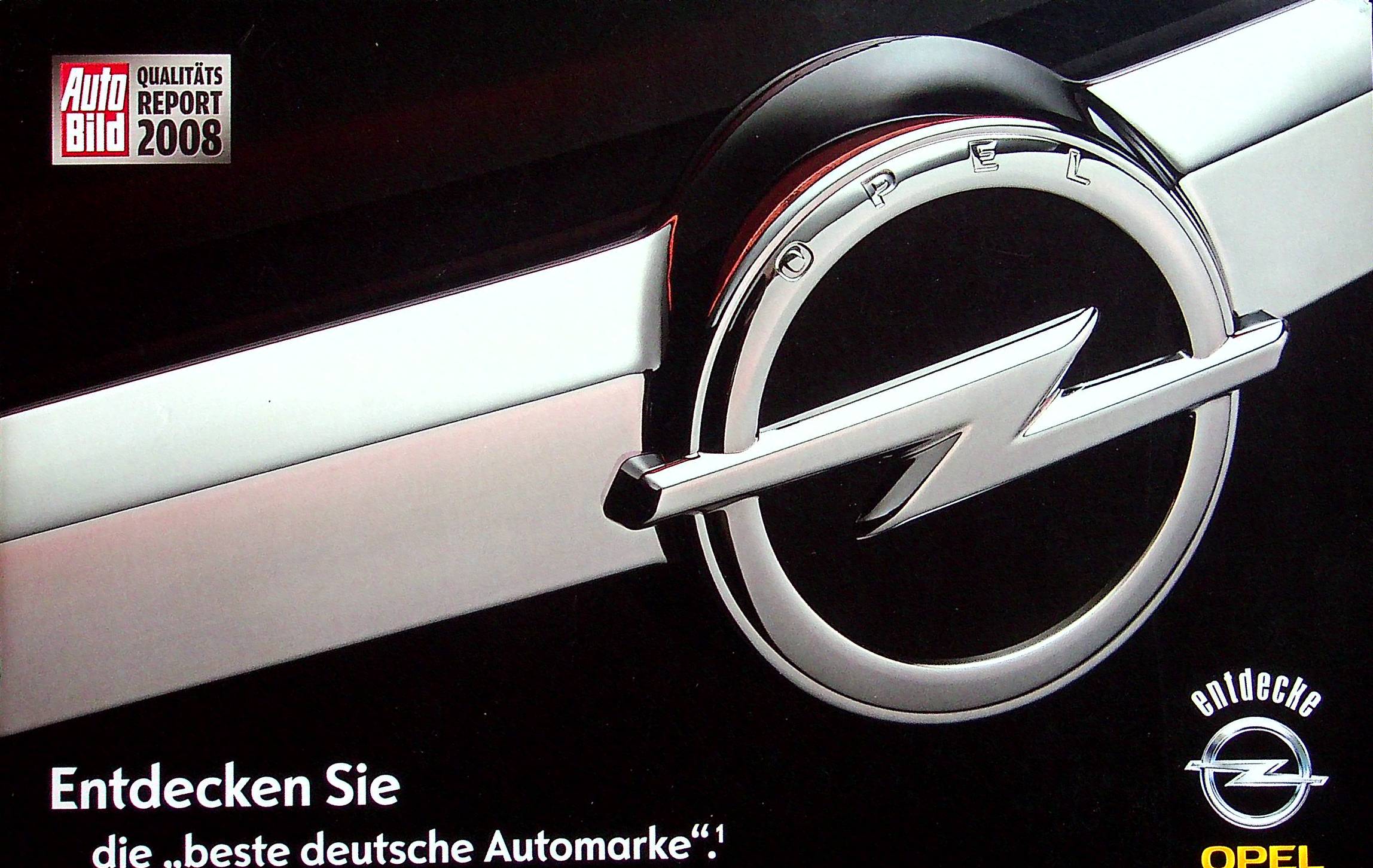 Opel Corsa D - Insignia - Meriva Prospekt 10/2008