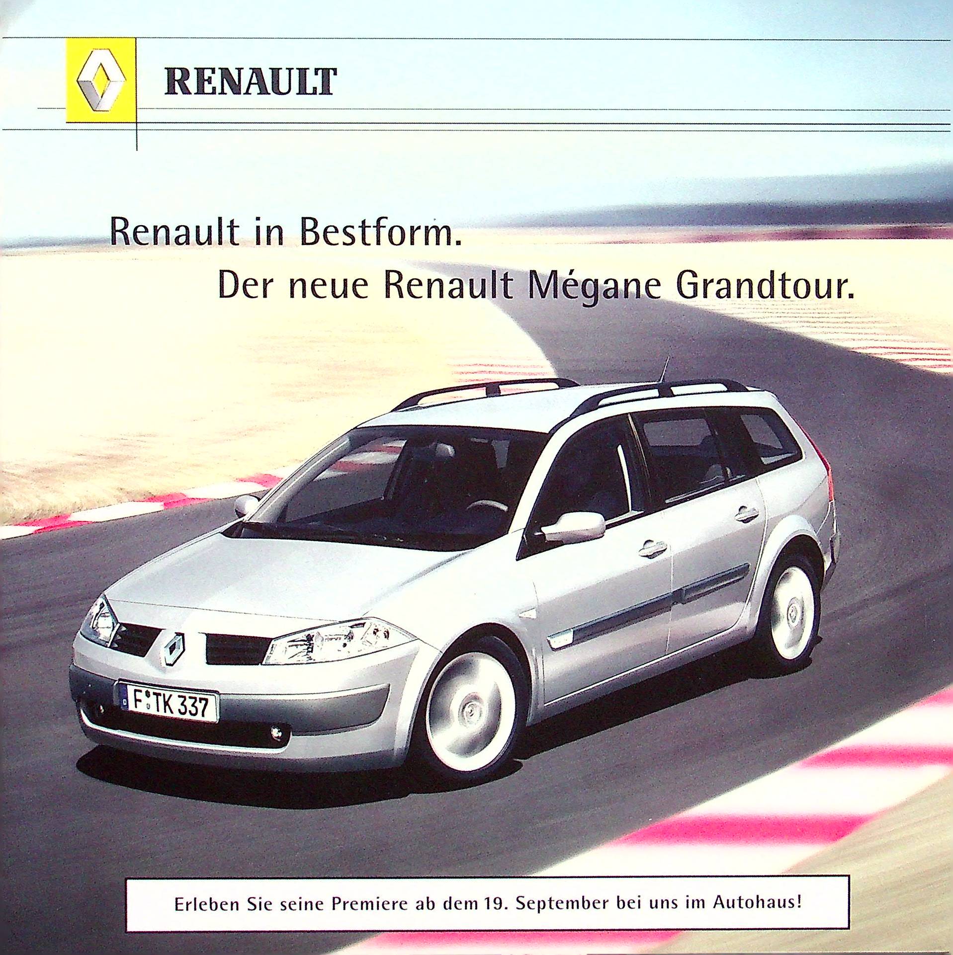 Renault Megane Grandtour Prospekt 2003