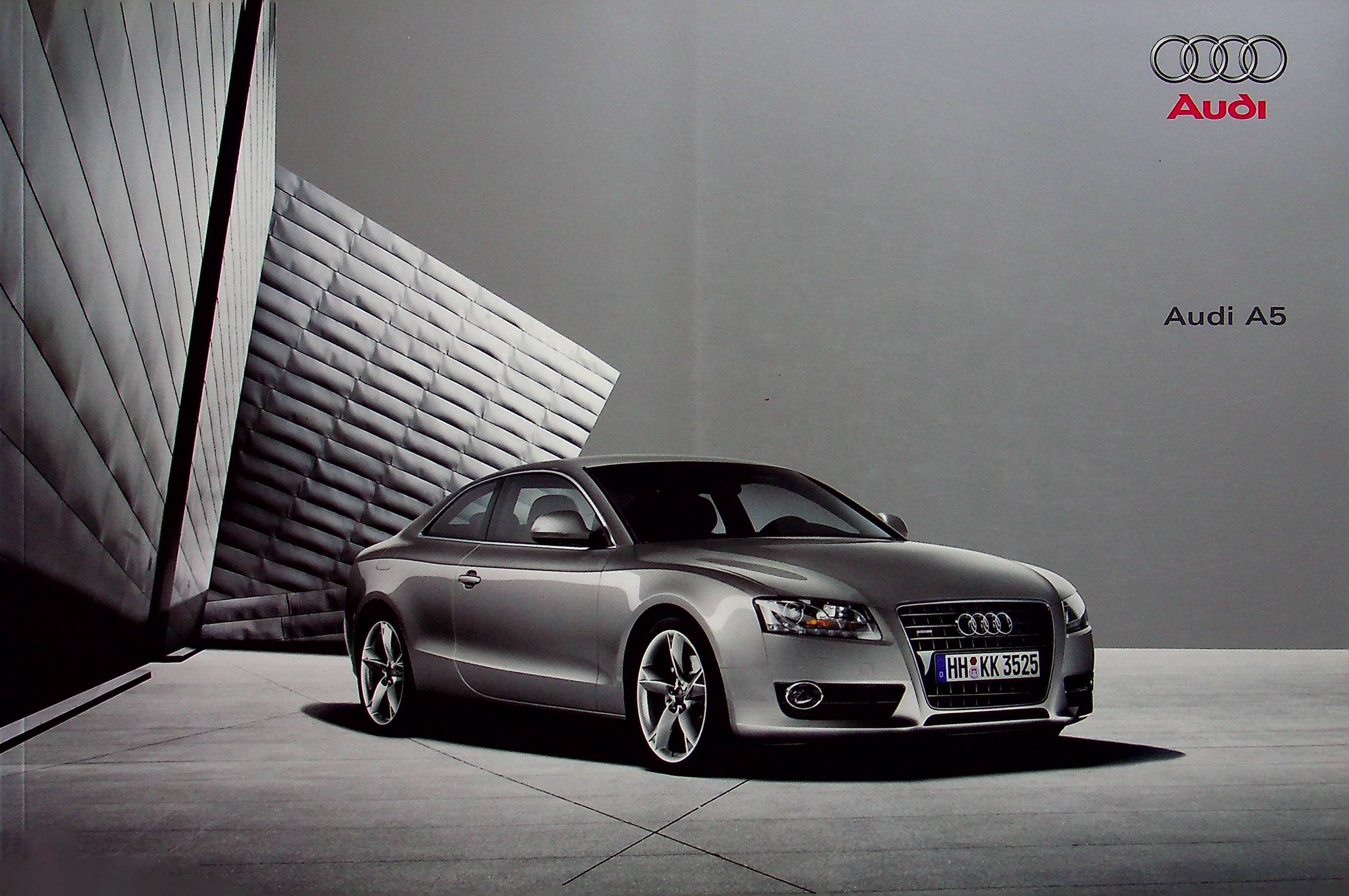 Audi A5 Coupe Prospekt 09/2007