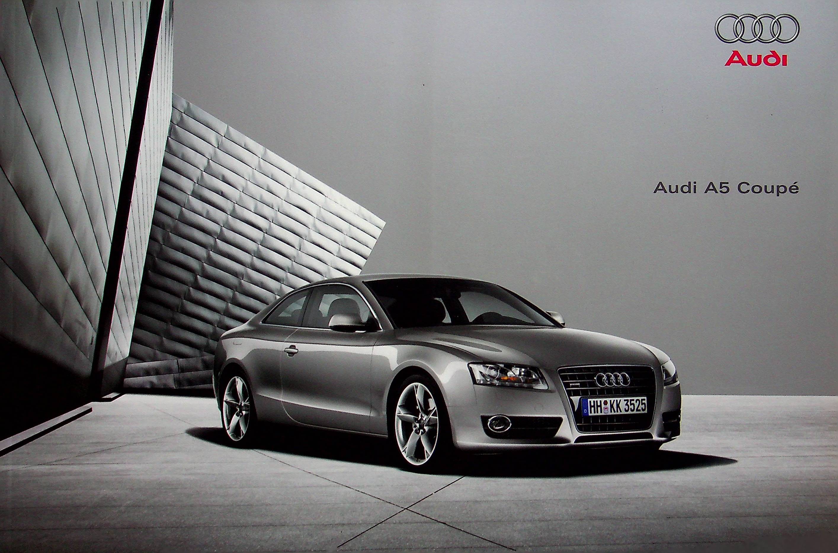 Audi A5 Coupe Prospekt 04/2008