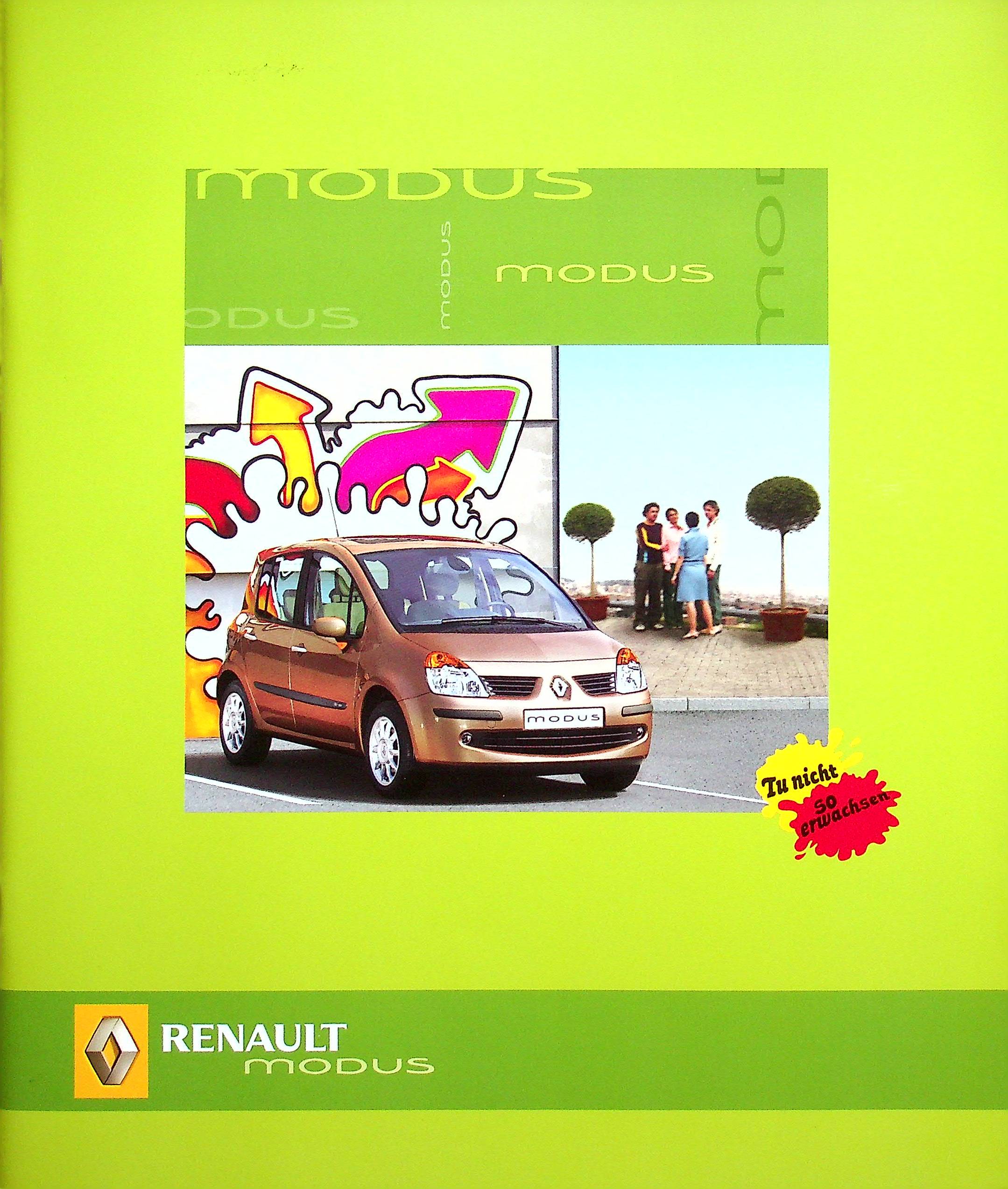 Renault Modus Prospekt 10/2004