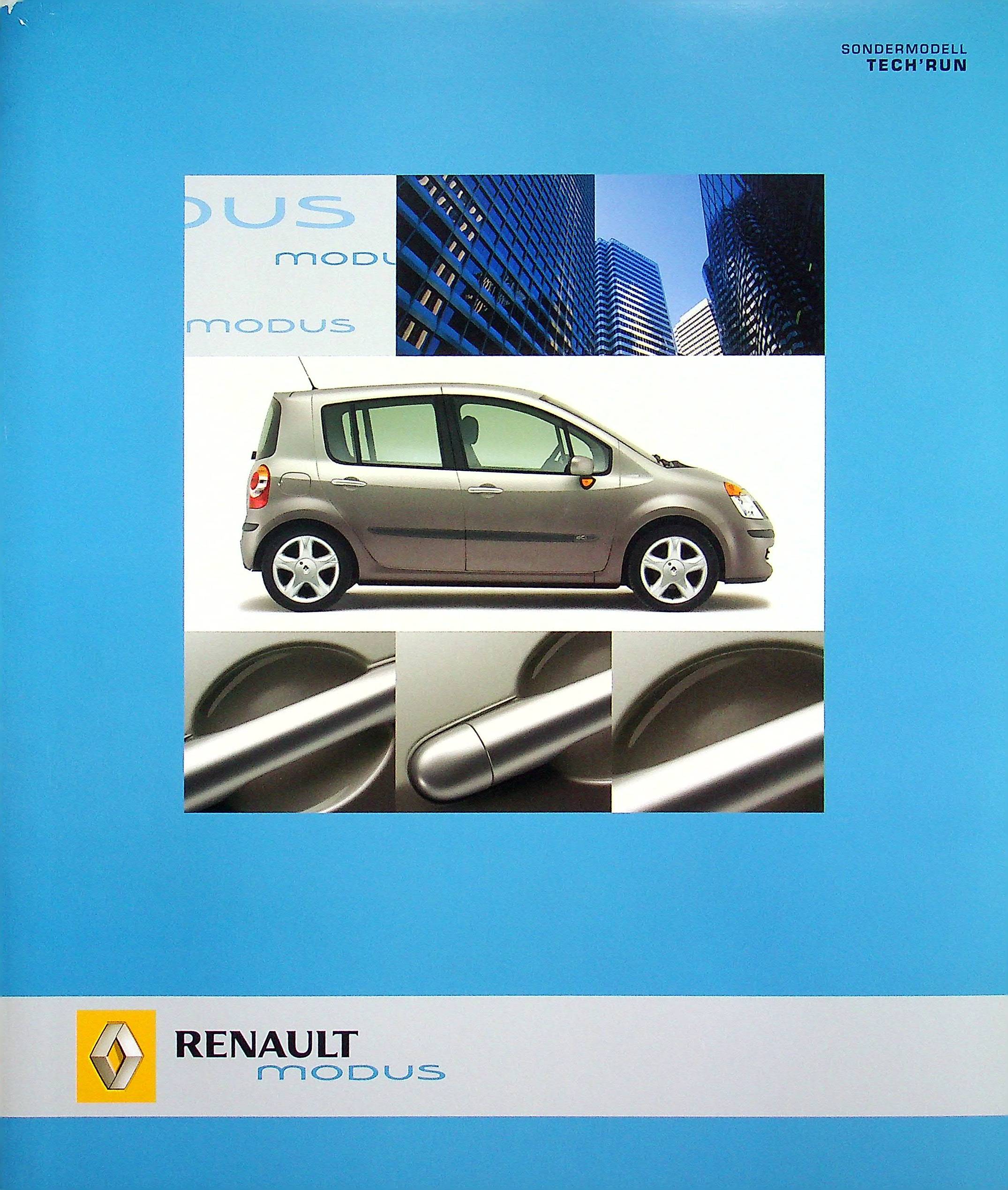 Renault Modus - Tech Run - Prospekt 08/2005