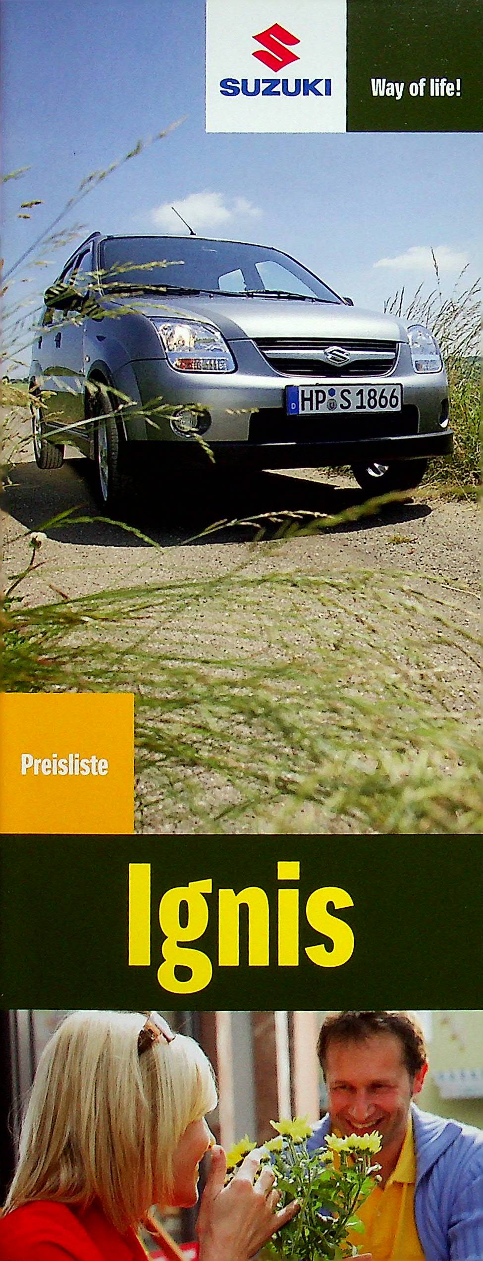 Suzuki Ignis - Preisliste & Extras - Prospekt 02/2006