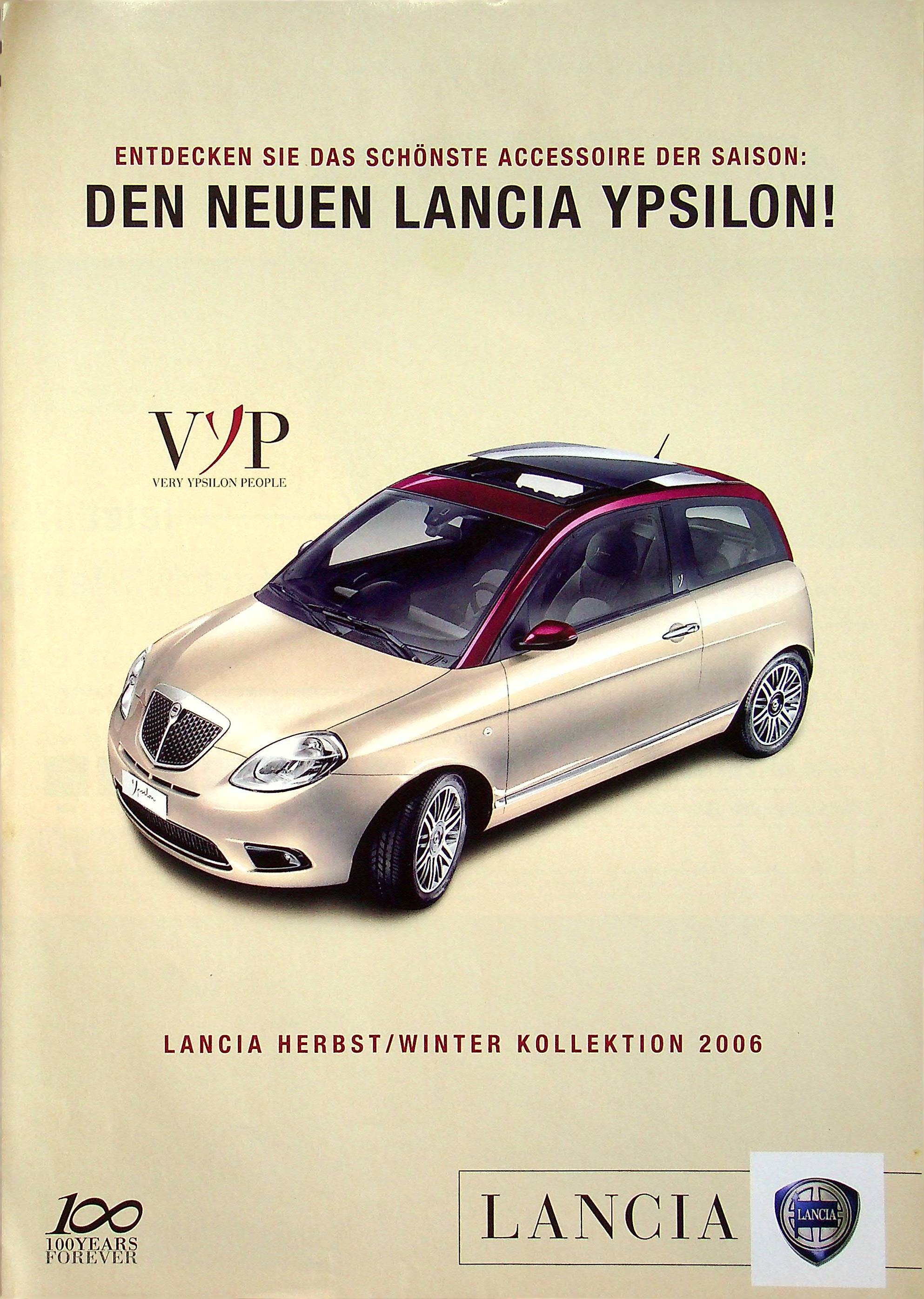 Lancia Ypsilon - Phedra - Musa - Thesis Prospekt 2006
