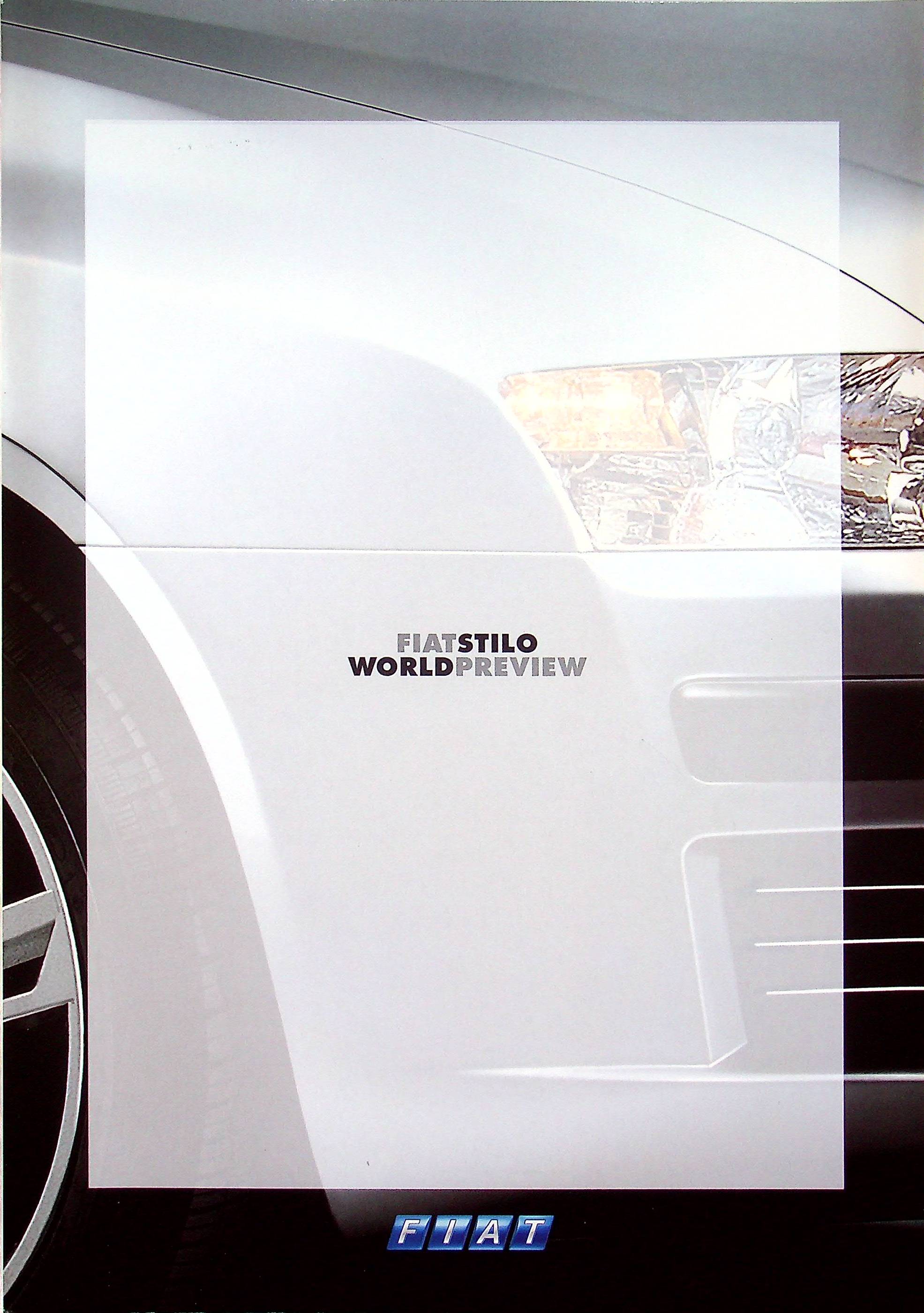 Fiat Stilo - Weltpremiere - Prospekt 2001