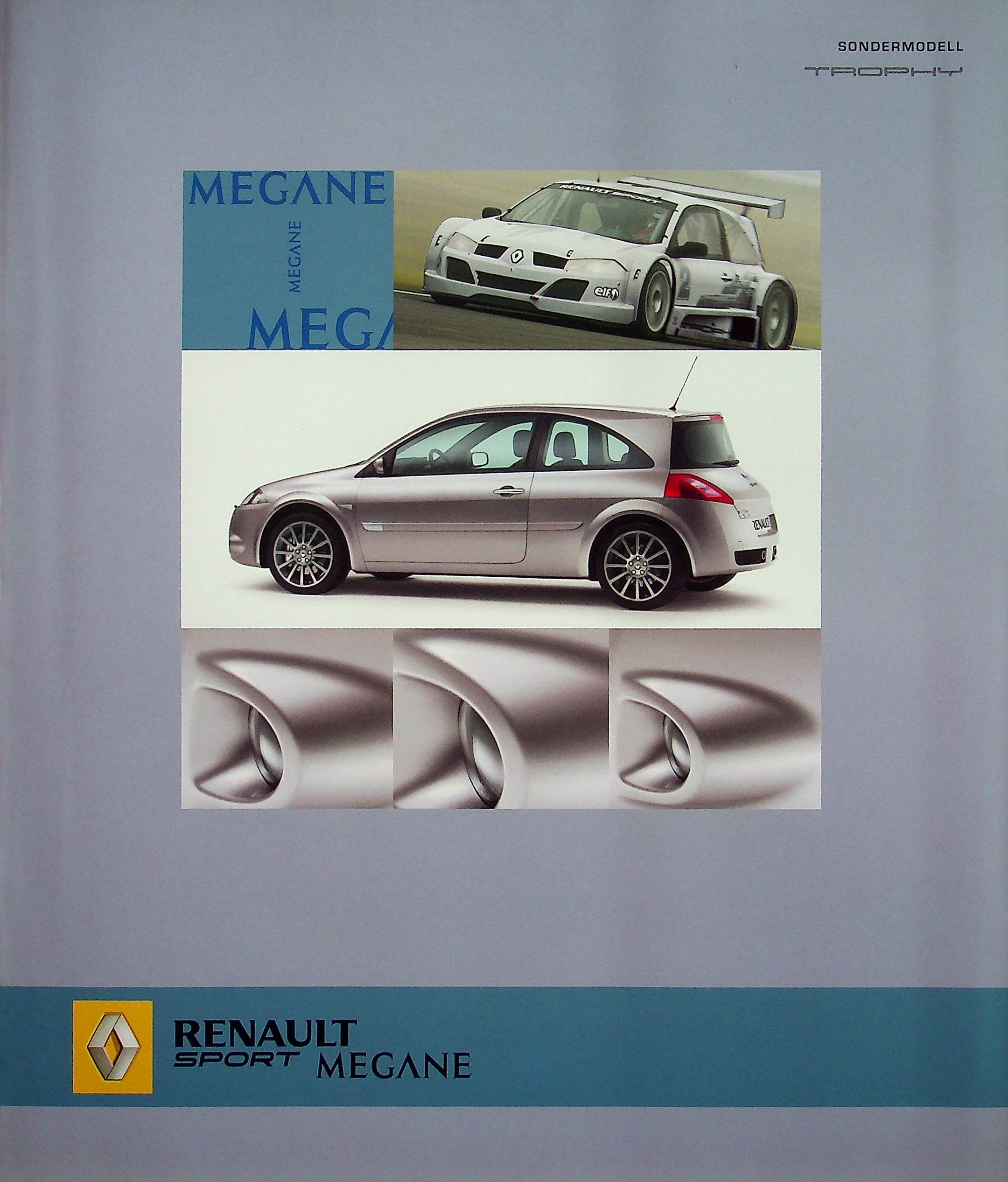 Renault Megane RS - Trophy - Prospekt 03/2005