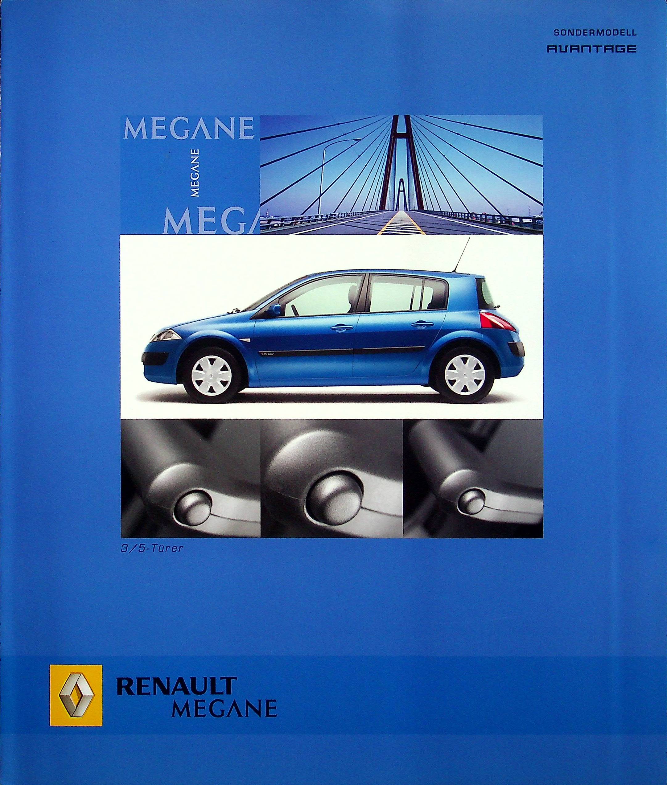 Renault Megane - Avantage - Prospekt 03/2005